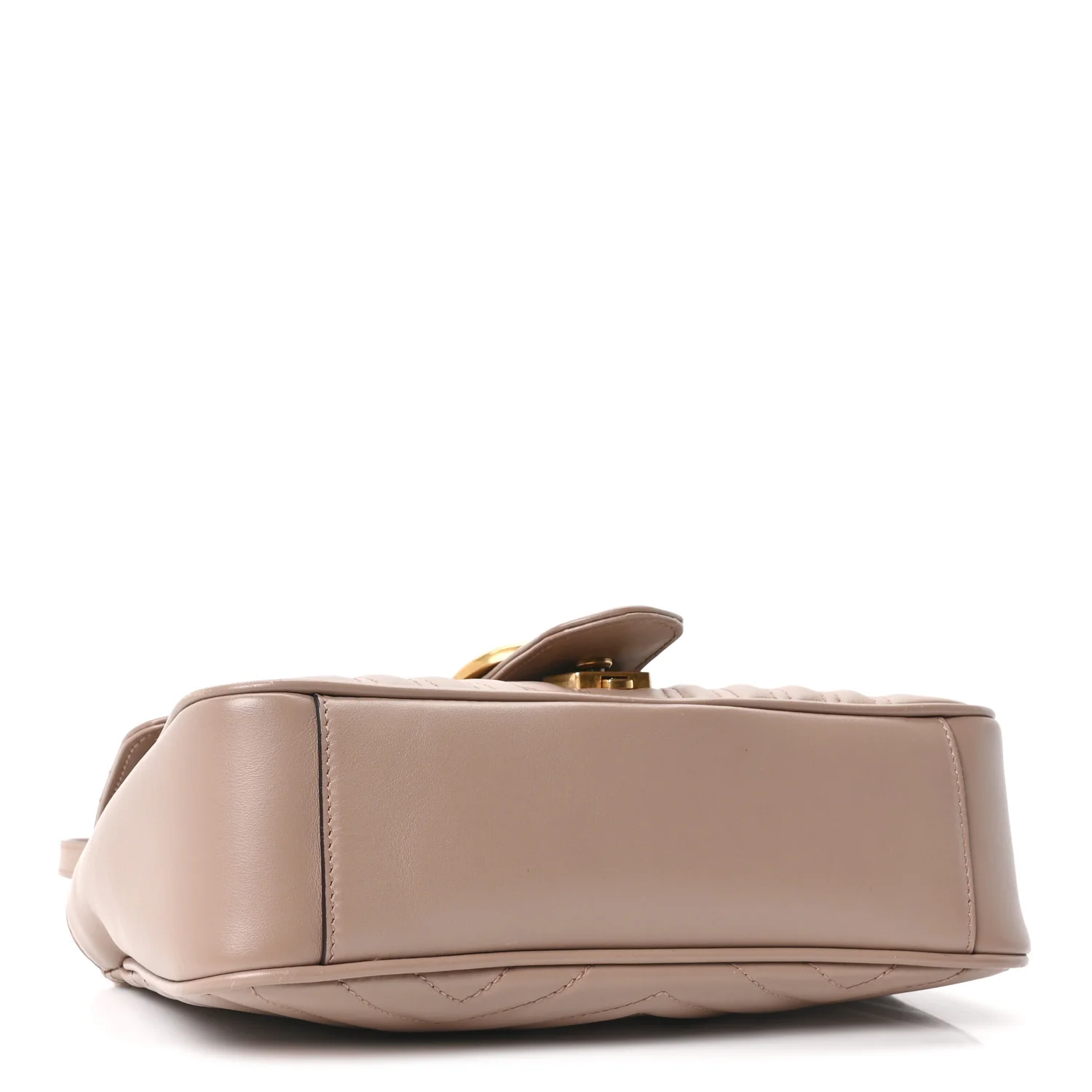 Calfskin Matelasse Small GG Marmont Shoulder Bag Porcelain Rose - Image 3