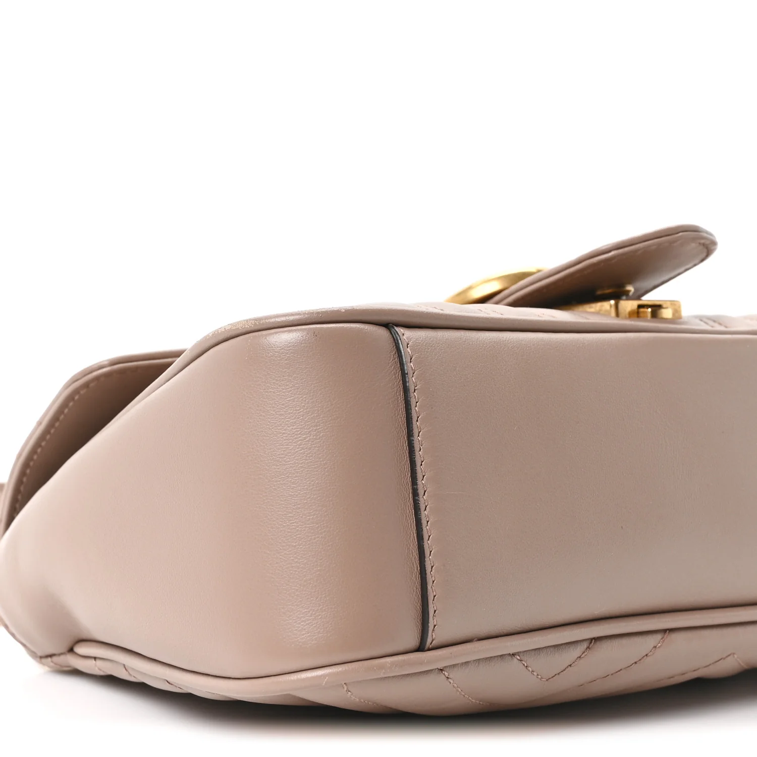Calfskin Matelasse Small GG Marmont Shoulder Bag Porcelain Rose - Image 8