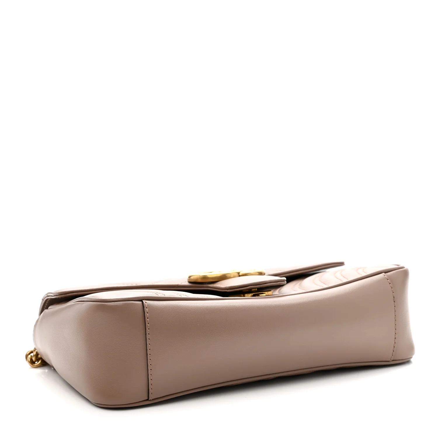 Calfskin Matelasse Small GG Marmont Shoulder Bag Porcelain Rose - Image 4