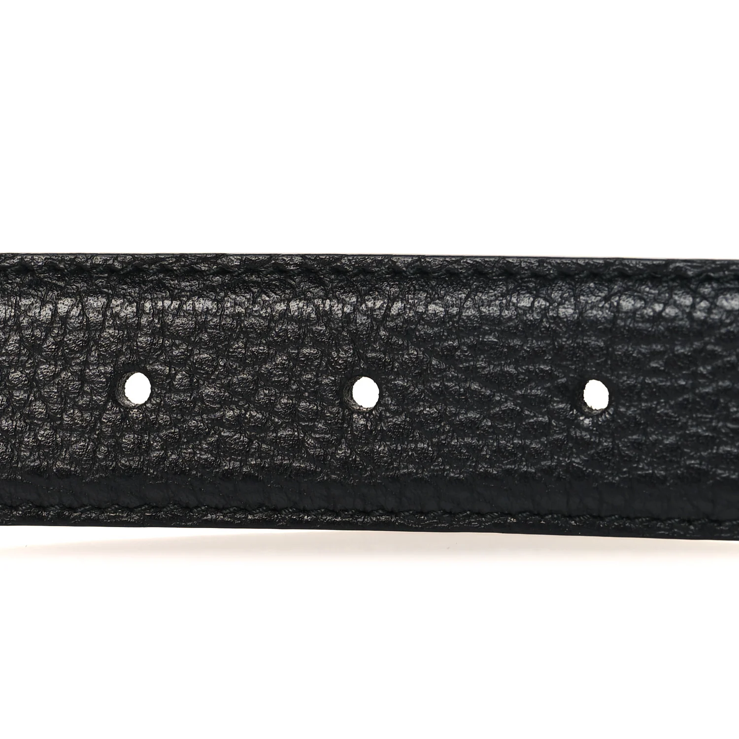 Calfskin Mens Interlocking G Belt 75 30 Black - Image 3