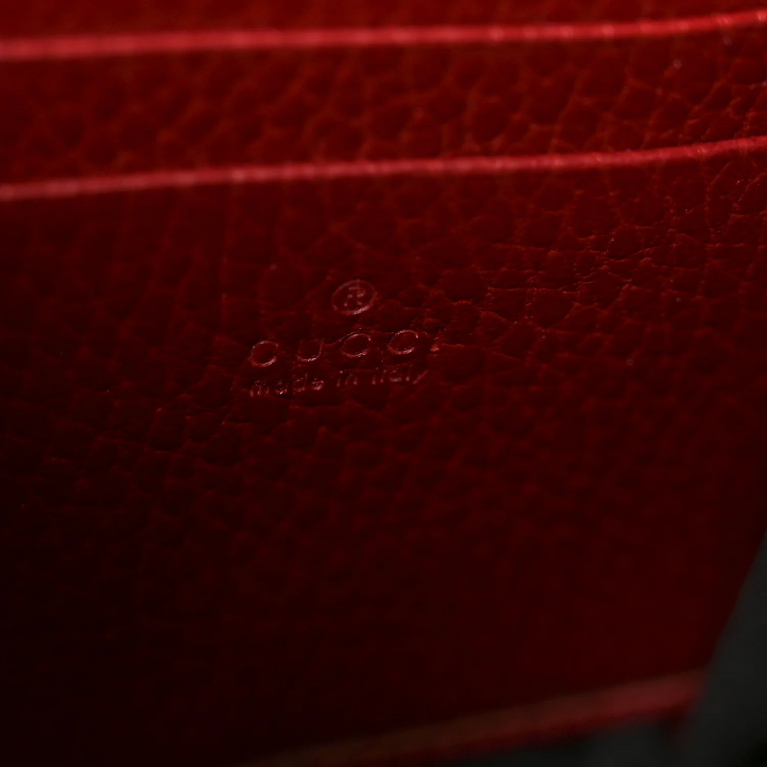 Calfskin Mini Dionysus Chain Wallet Hibiscus Red - Image 6