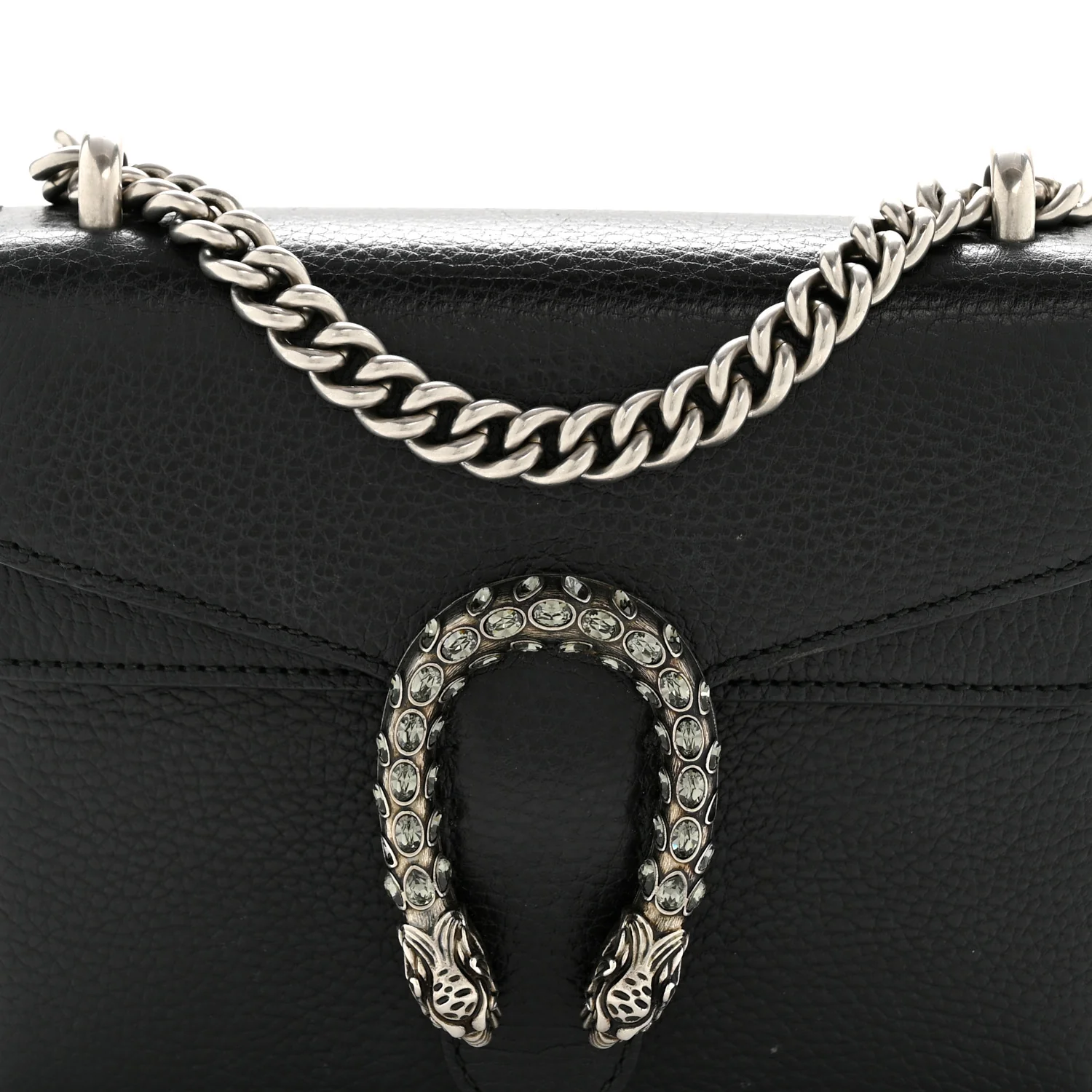 Calfskin Mini Dionysus Shoulder Bag Black - Image 8