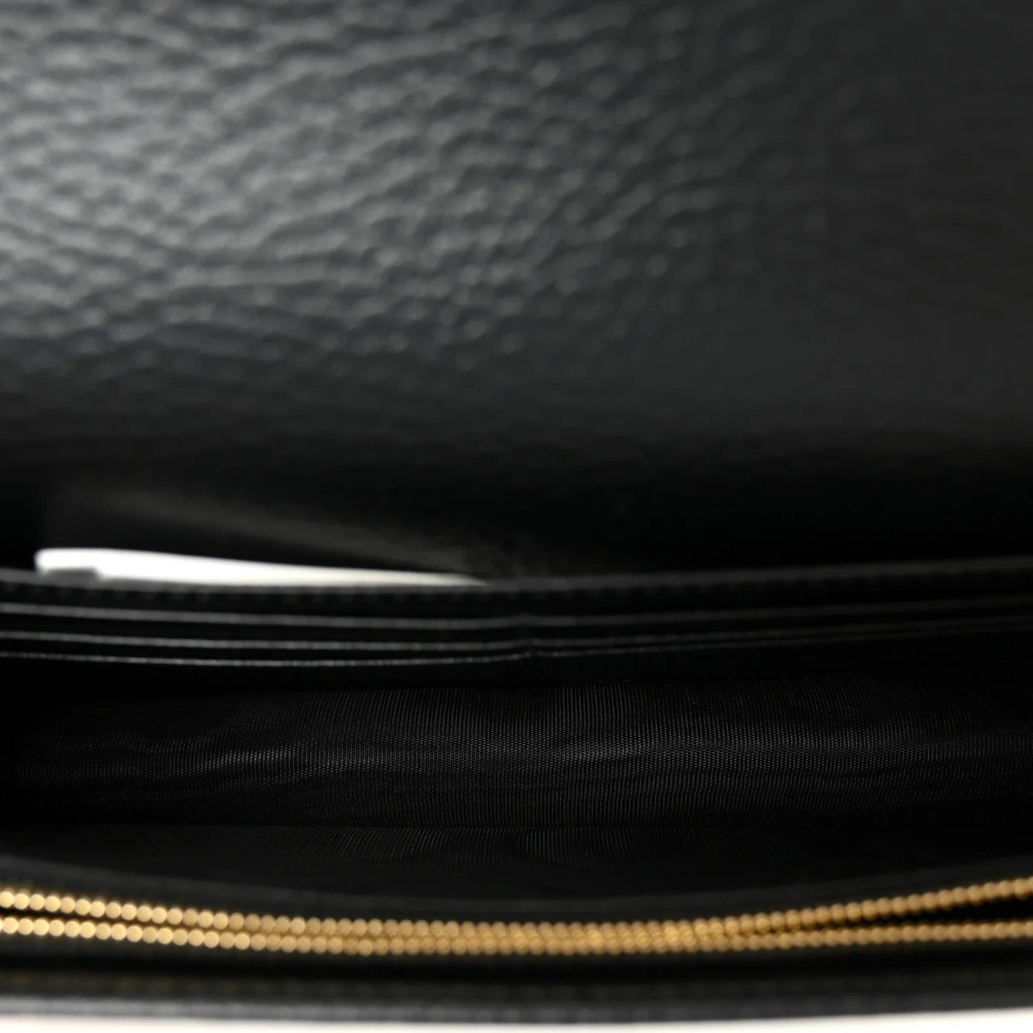 Calfskin Mini GG Marmont Chain Wallet Black - Image 5