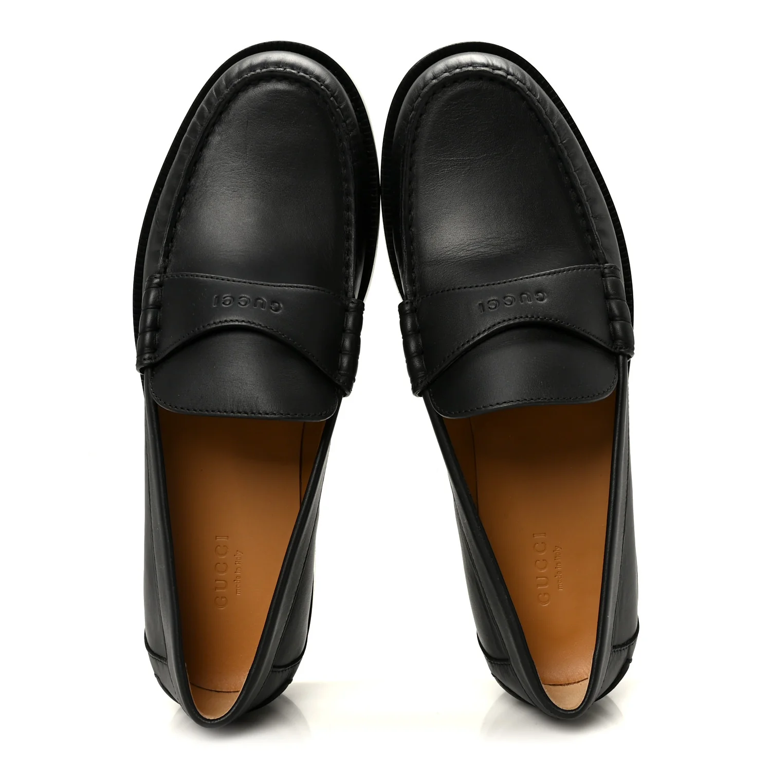 Calfskin Miro Soft Womens Mocassin Loafers 39 Black - Image 2