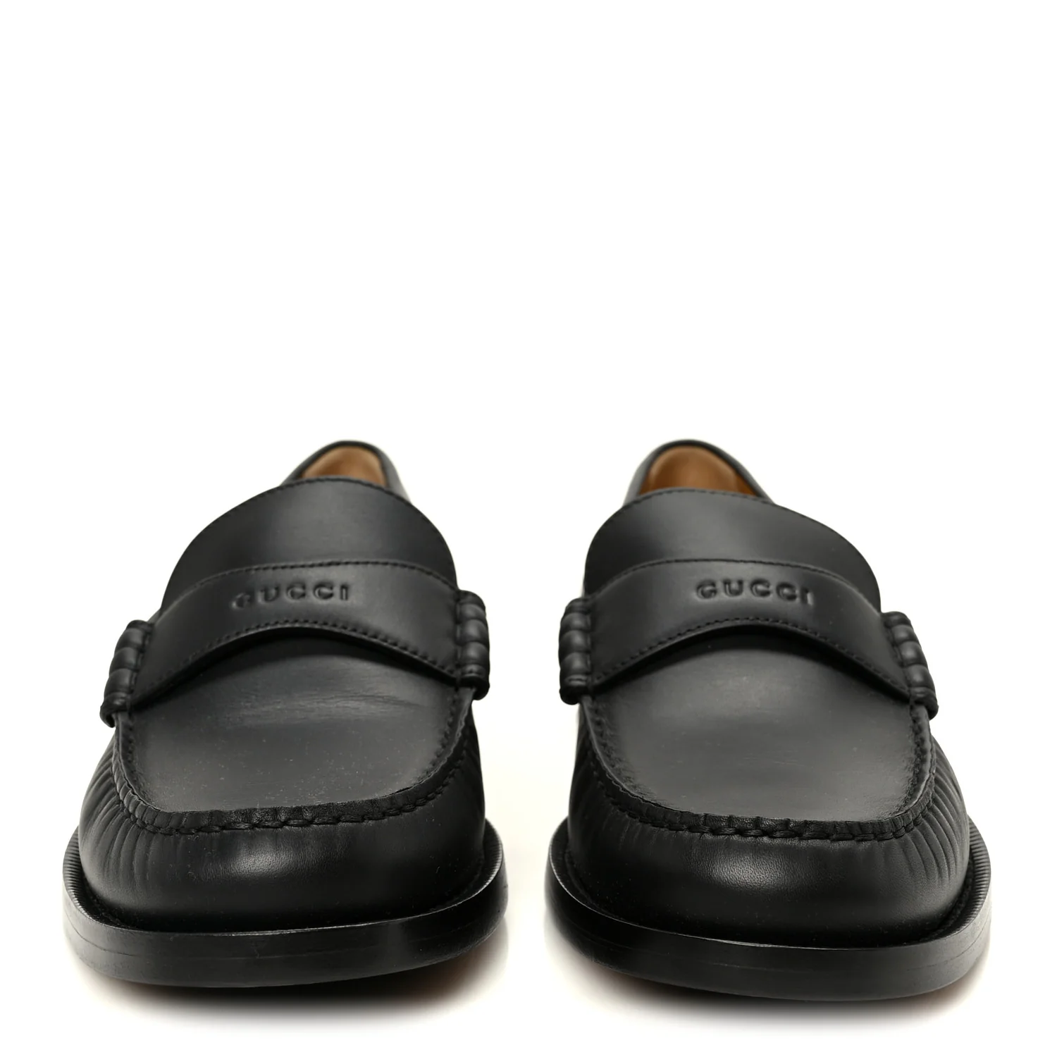 Calfskin Miro Soft Womens Mocassin Loafers 39 Black - Image 3