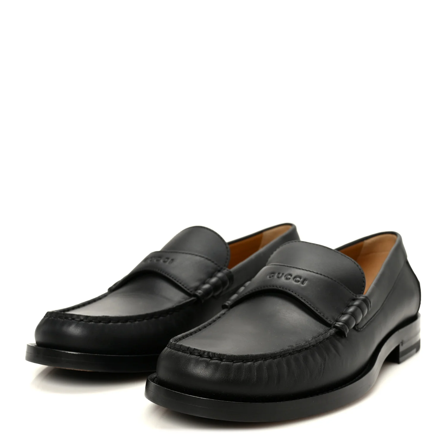Calfskin Miro Soft Womens Mocassin Loafers 39 Black - Image 4