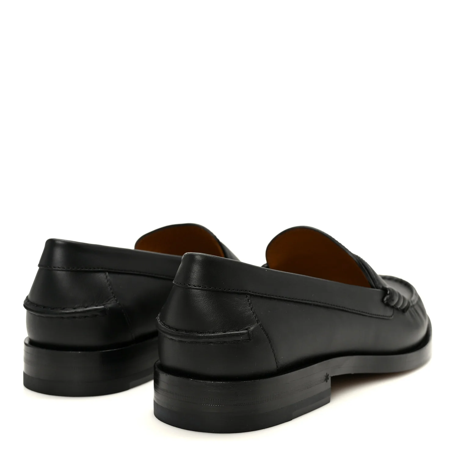 Calfskin Miro Soft Womens Mocassin Loafers 39 Black - Image 5