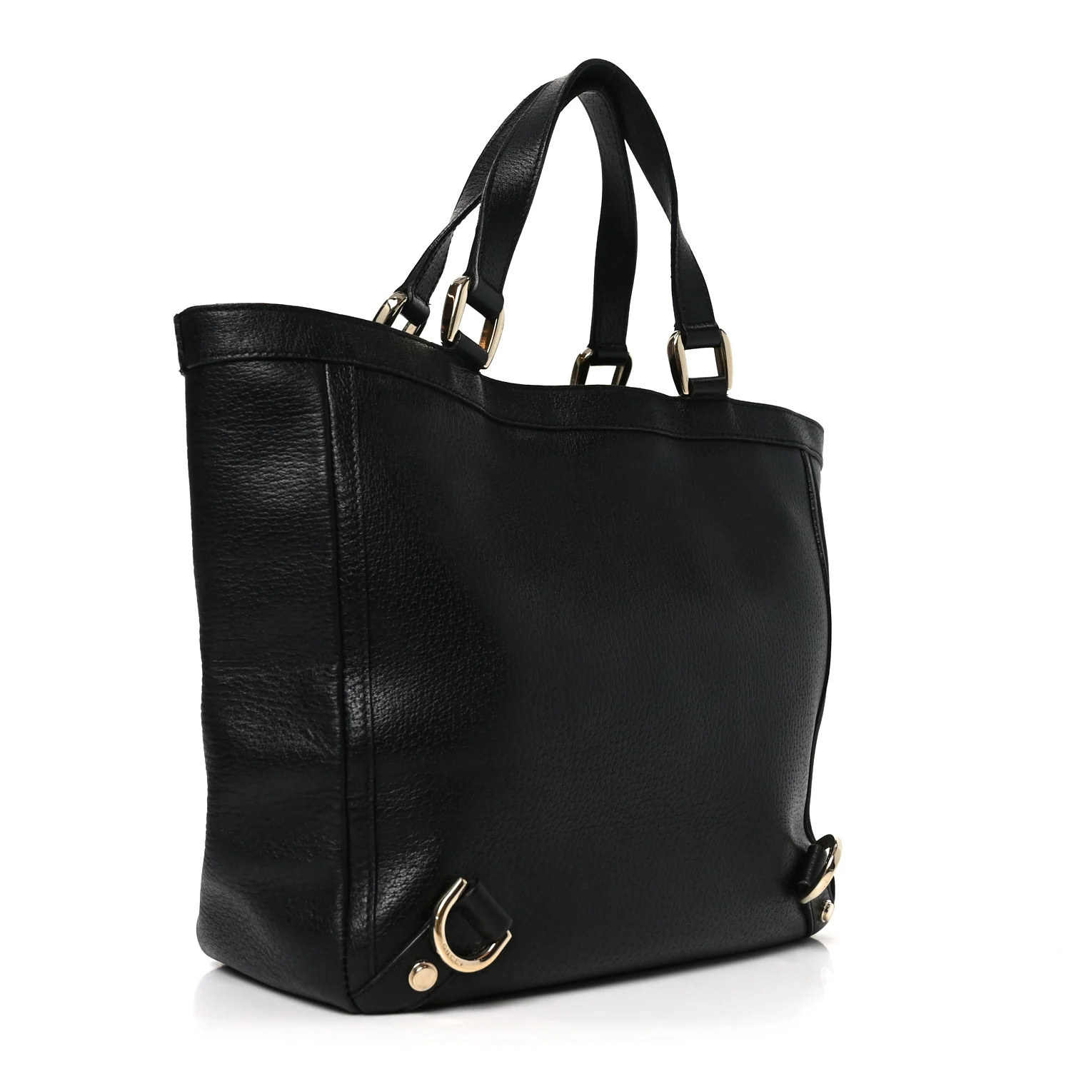 Calfskin Small Abbey Tote Black - Image 3