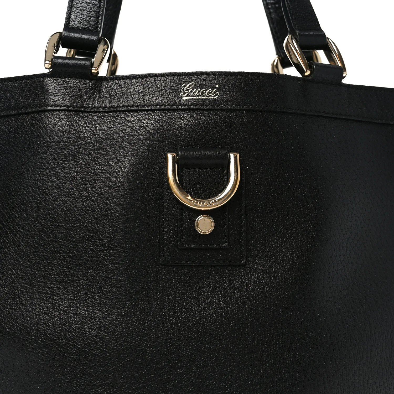 Calfskin Small Abbey Tote Black - Image 8
