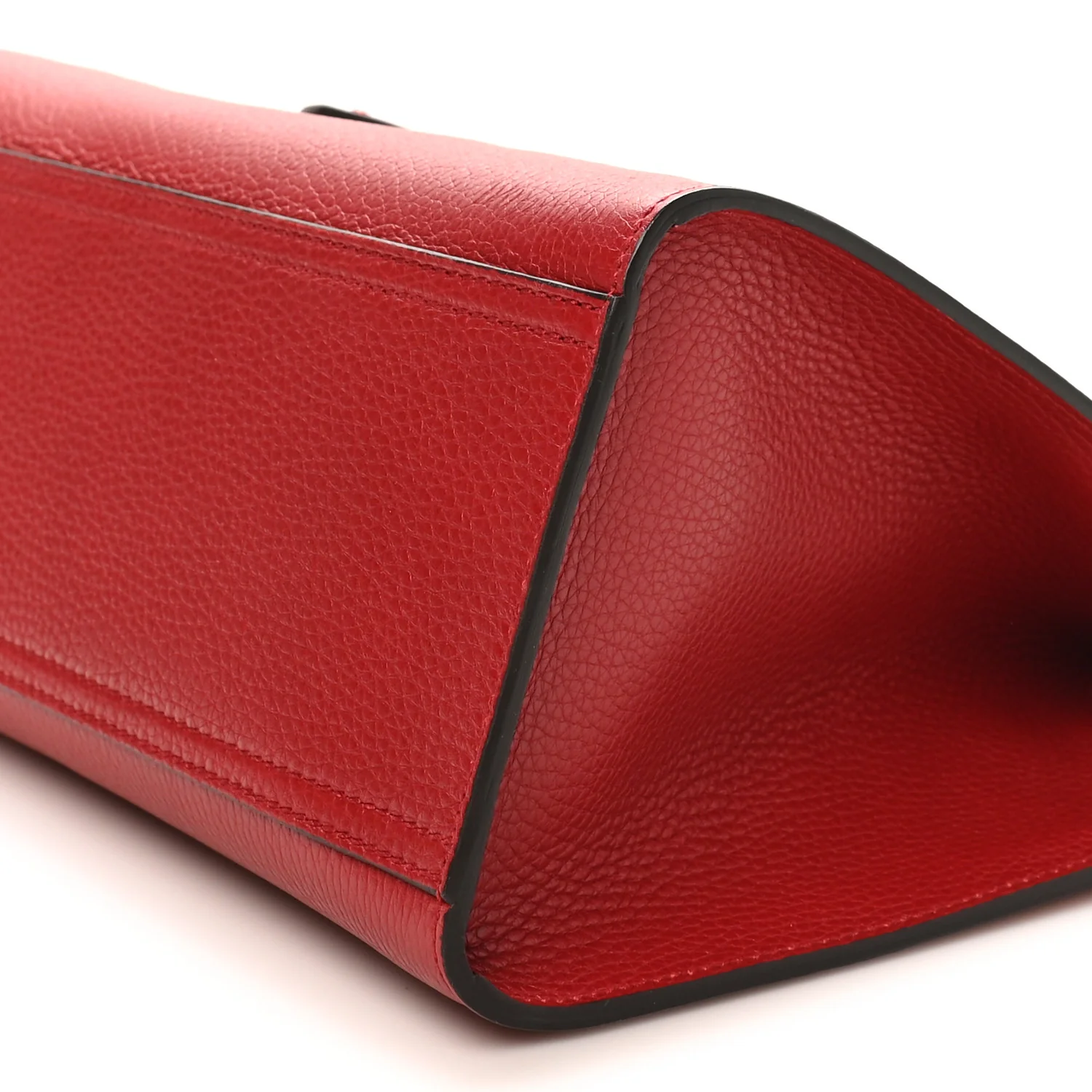 Calfskin Small GG Marmont Top Handle Bag Vulcanic Red - Image 10