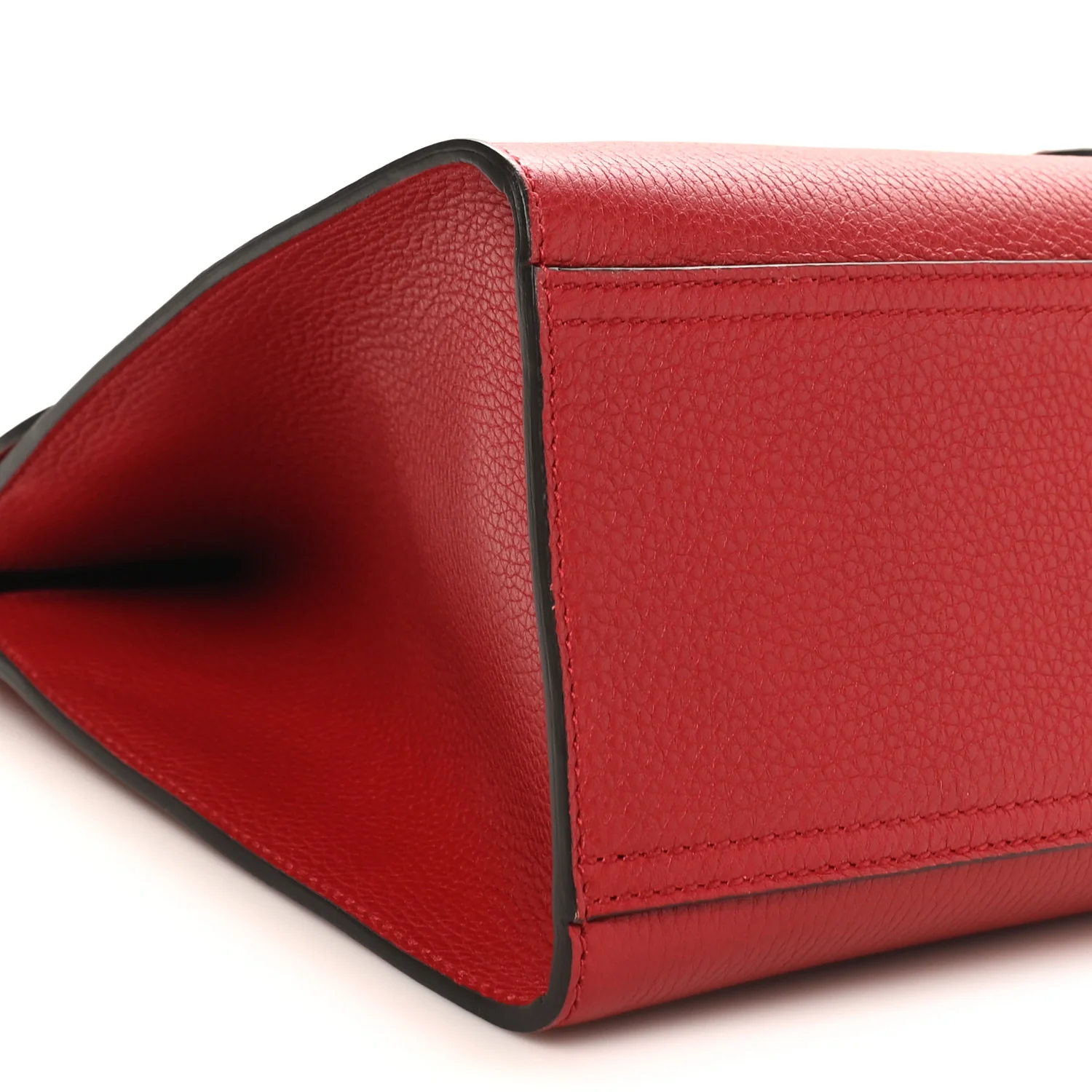 Calfskin Small GG Marmont Top Handle Bag Vulcanic Red - Image 9