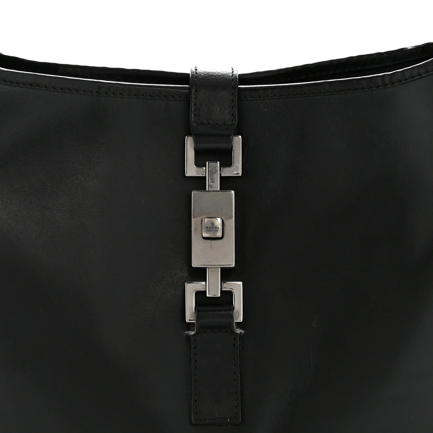 Calfskin Small Jackie O Hobo Black - Image 8