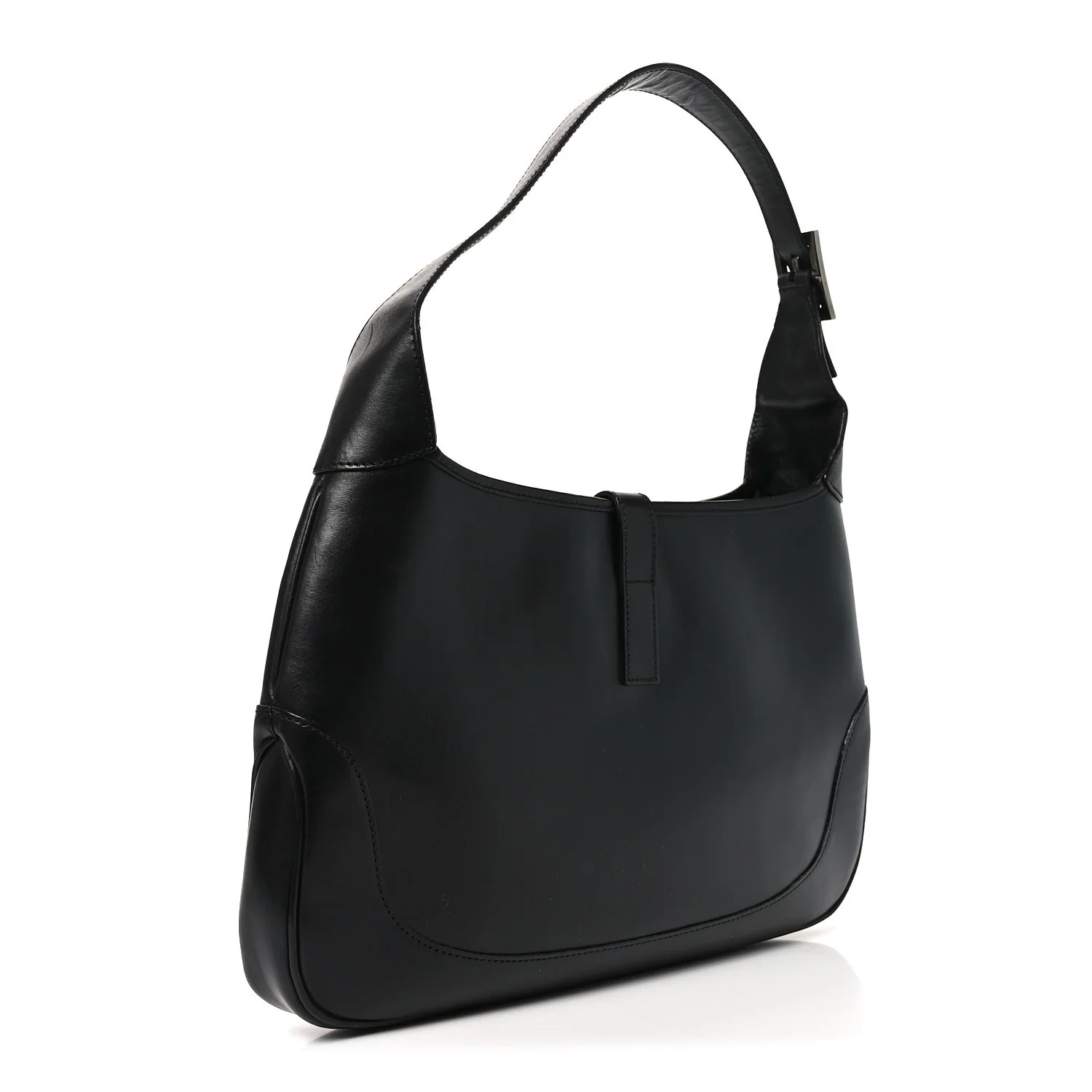 Calfskin Small Jackie O Hobo Black - Image 2