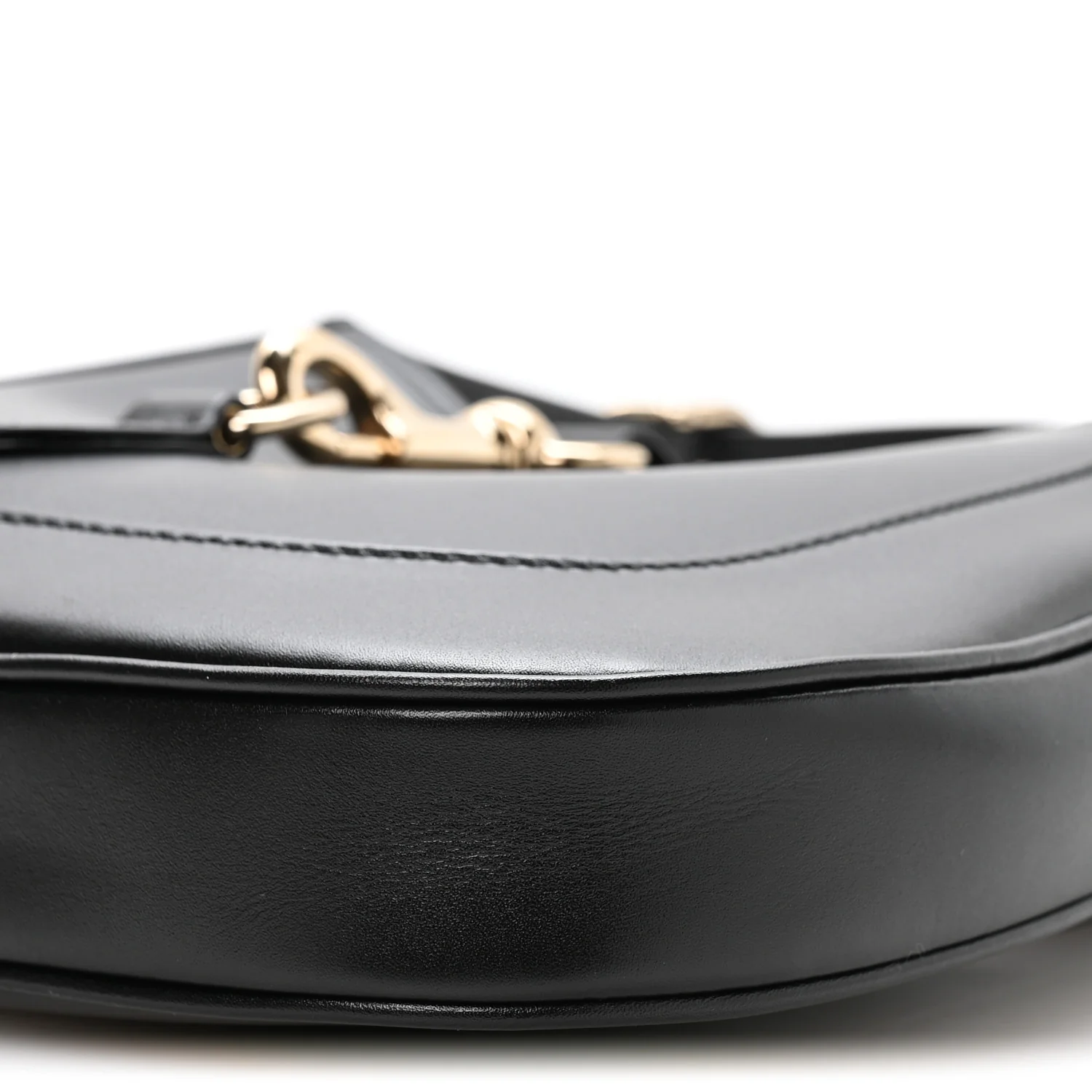 Calfskin Small Jackie Shoulder Bag Black - Image 10