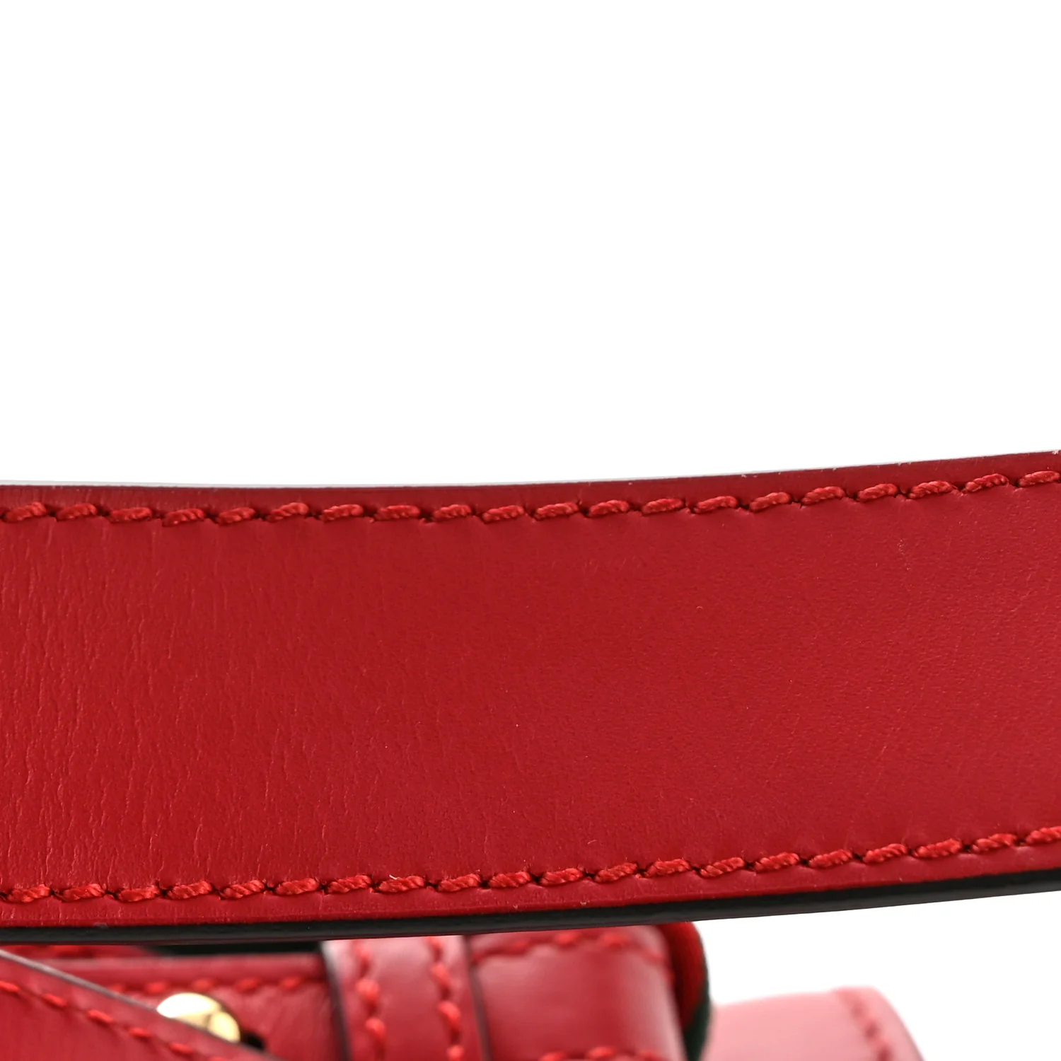 Calfskin Small Sylvie Shoulder Bag Hibiscus Red - Image 14