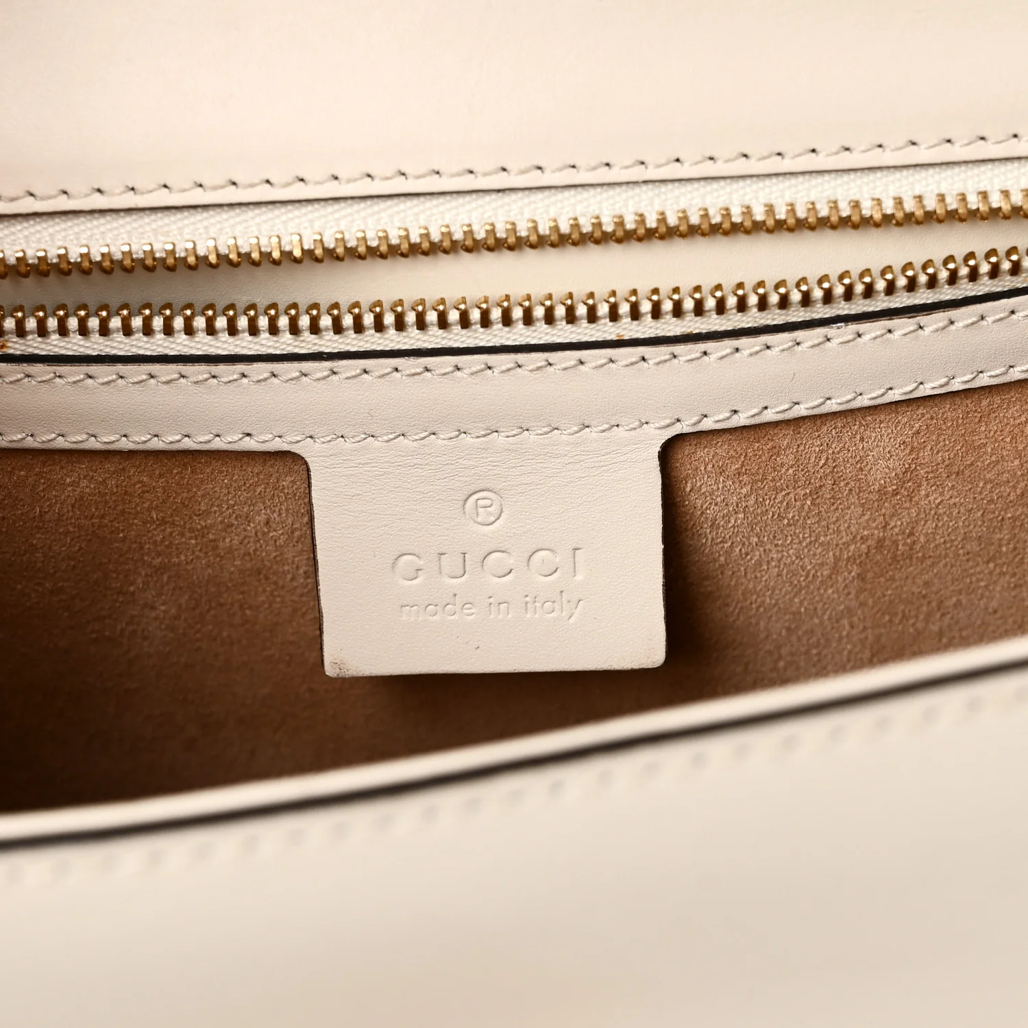 Calfskin Small Sylvie Shoulder Bag Off White - Image 6