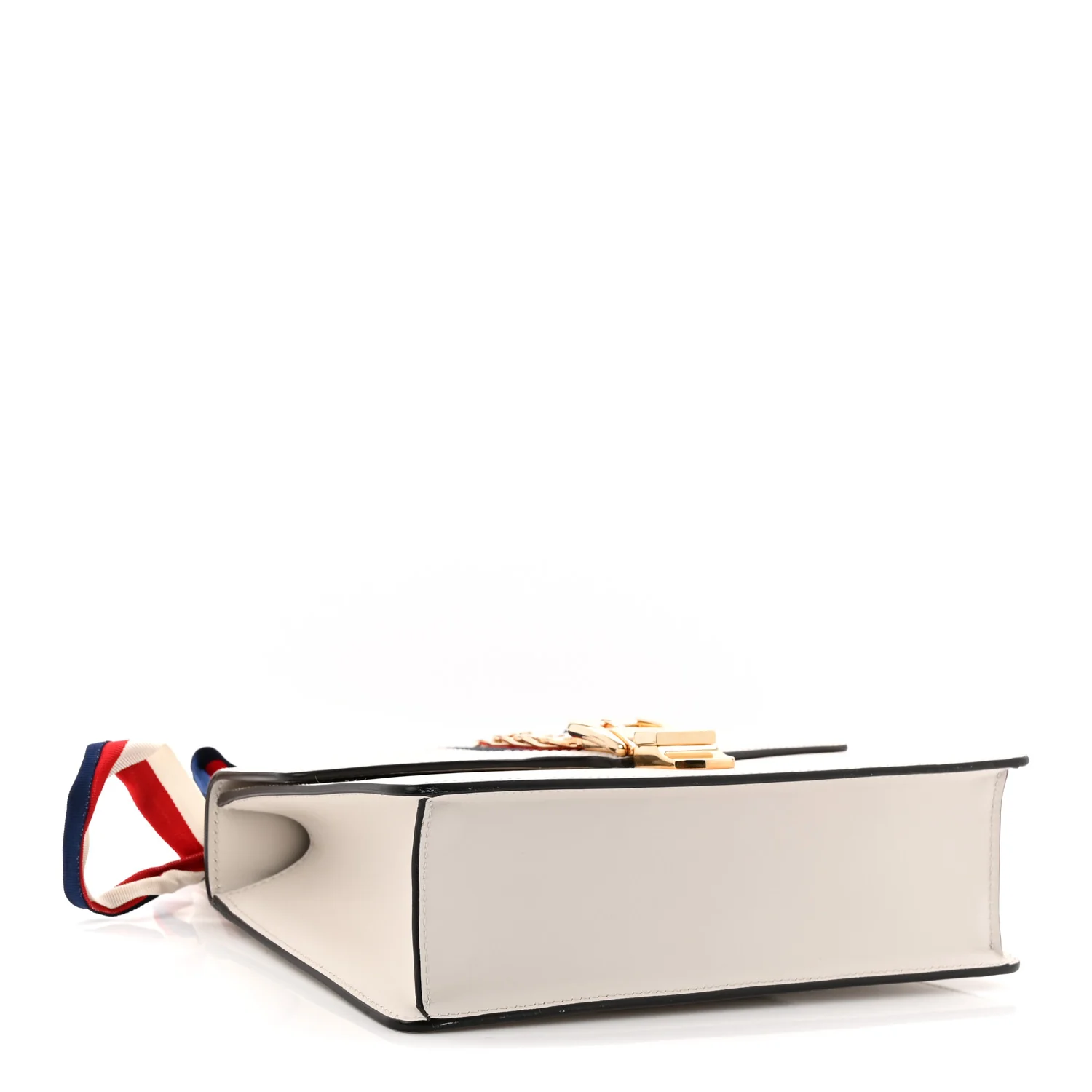 Calfskin Small Sylvie Shoulder Bag Off White - Image 4