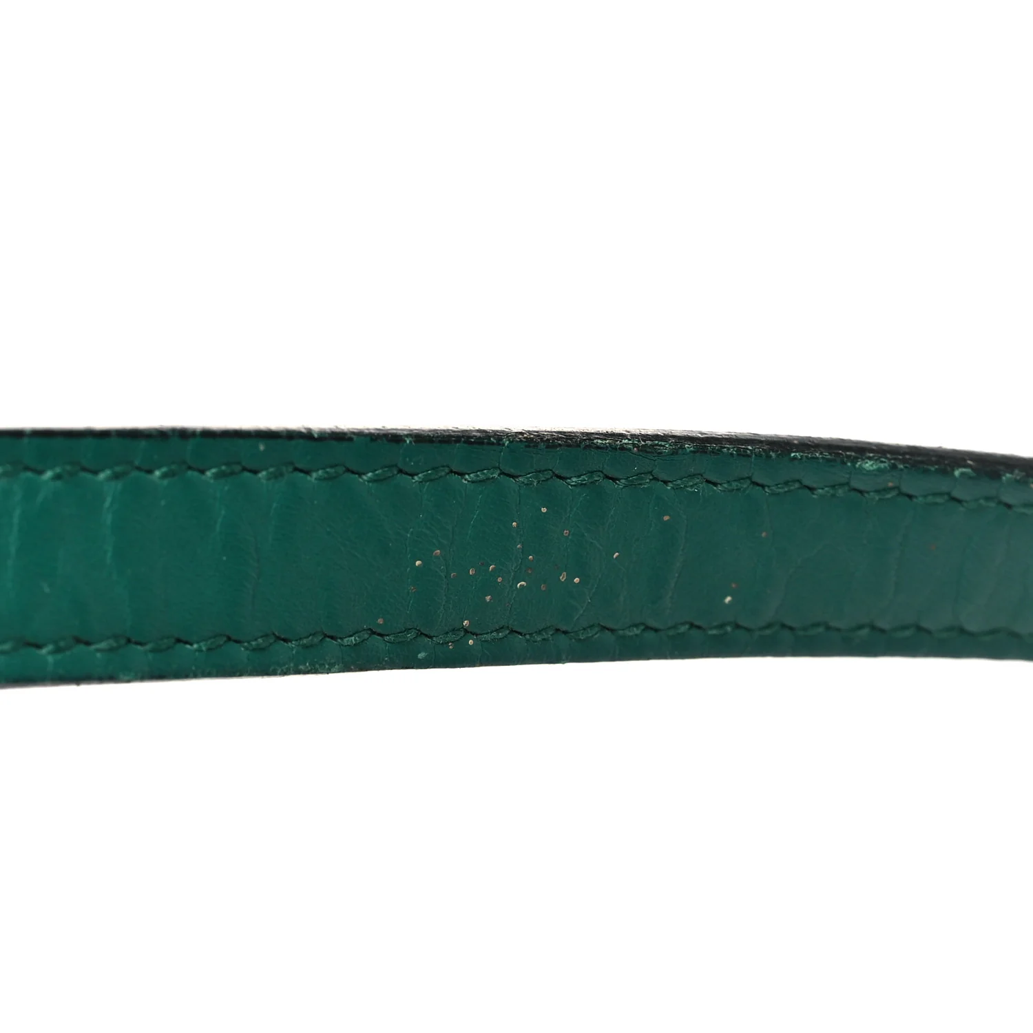 Calfskin Snakeskin Small Lilith Top Handle Bag Green - Image 13
