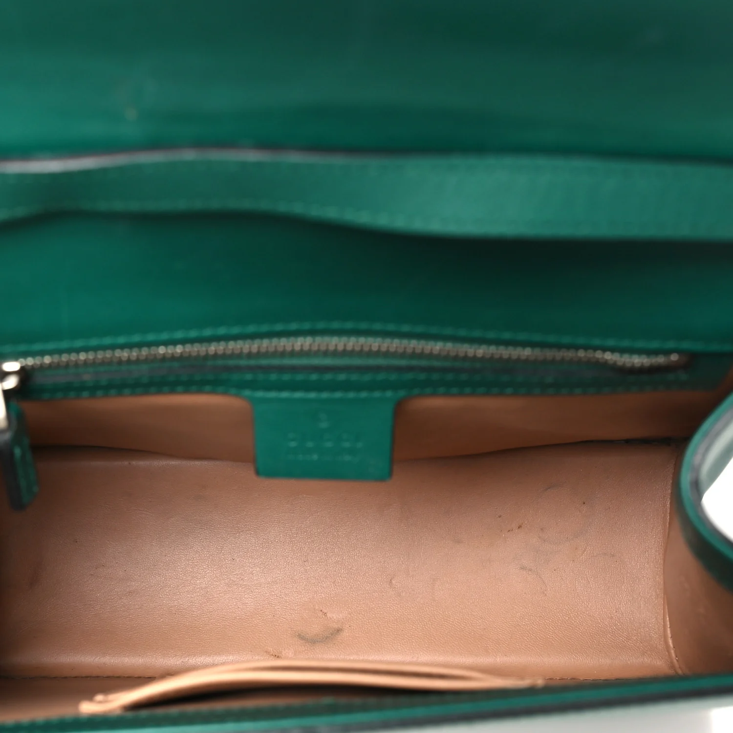 Calfskin Snakeskin Small Lilith Top Handle Bag Green - Image 5