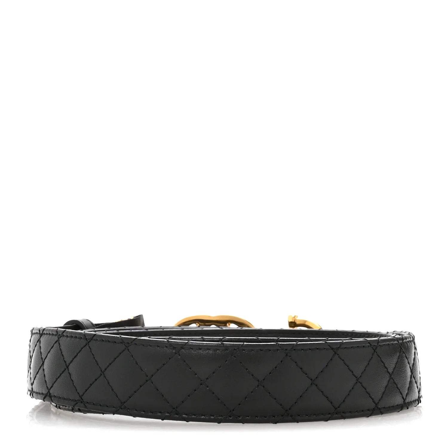 Calfskin Trapuntata Zumi Belt 100 40 Black - Image 2