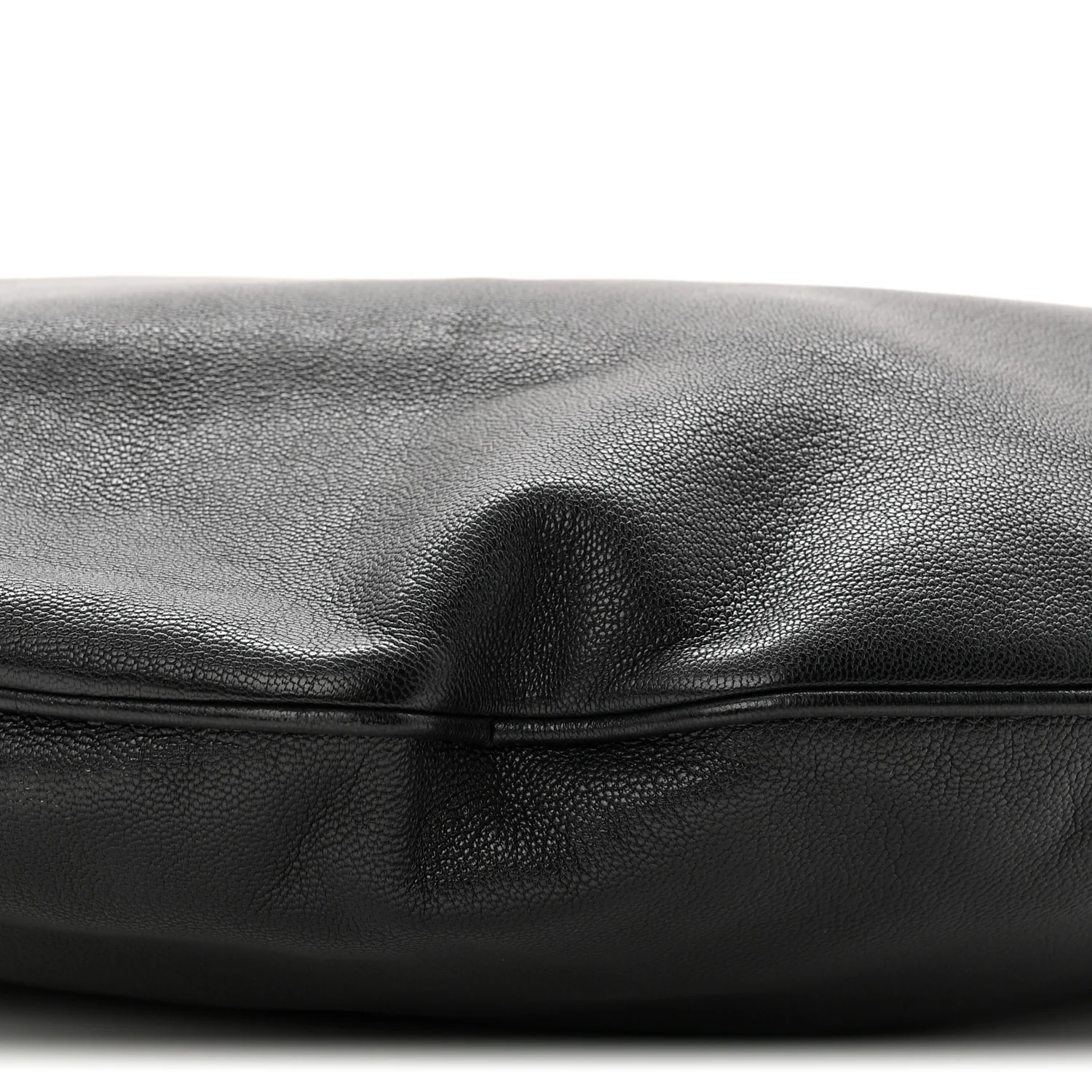 Calfskin Wave Hobo Black - Image 10