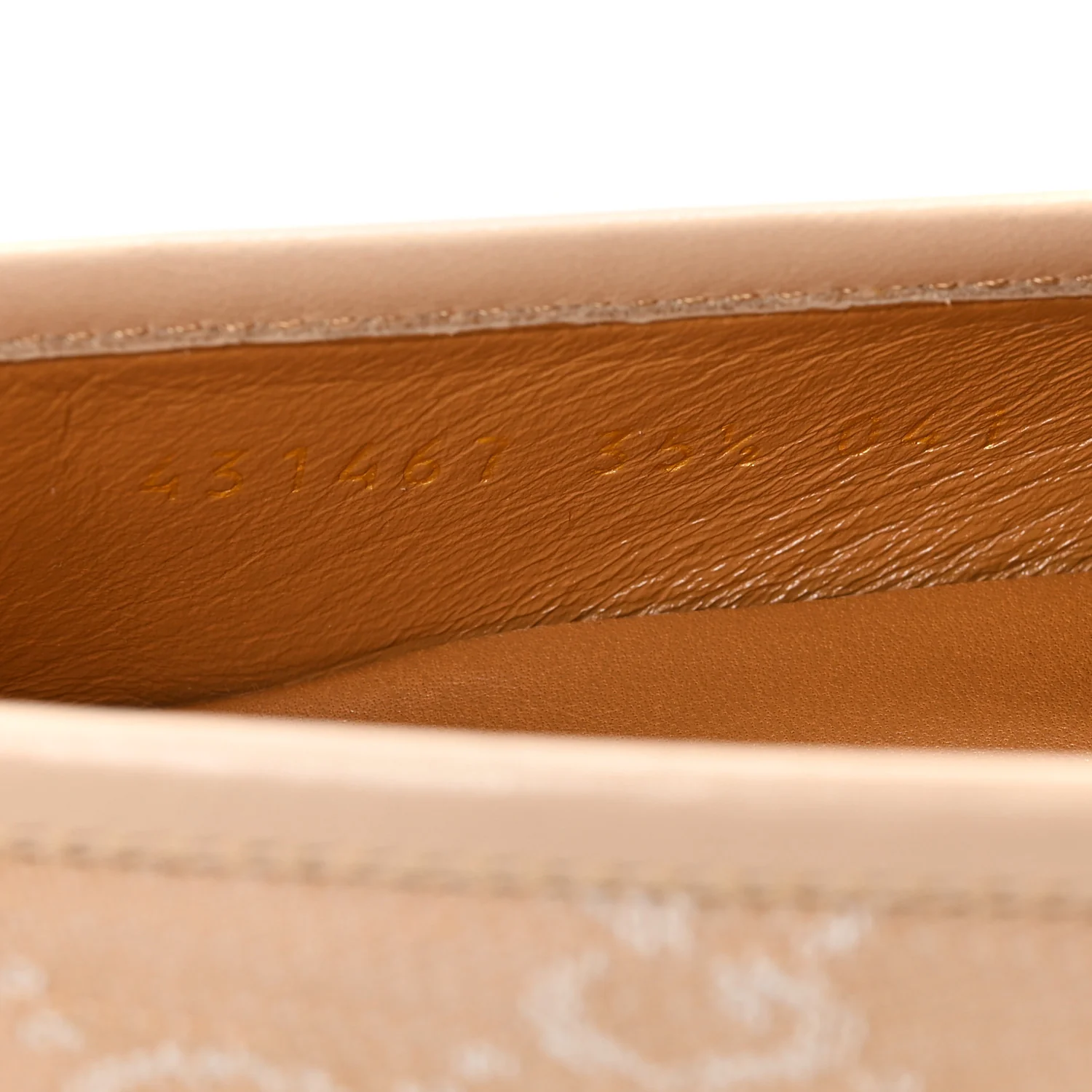 Canvas GG Monogram Horsebit Womens Jordaan Loafers 35.5 Souffle Rose - Image 9