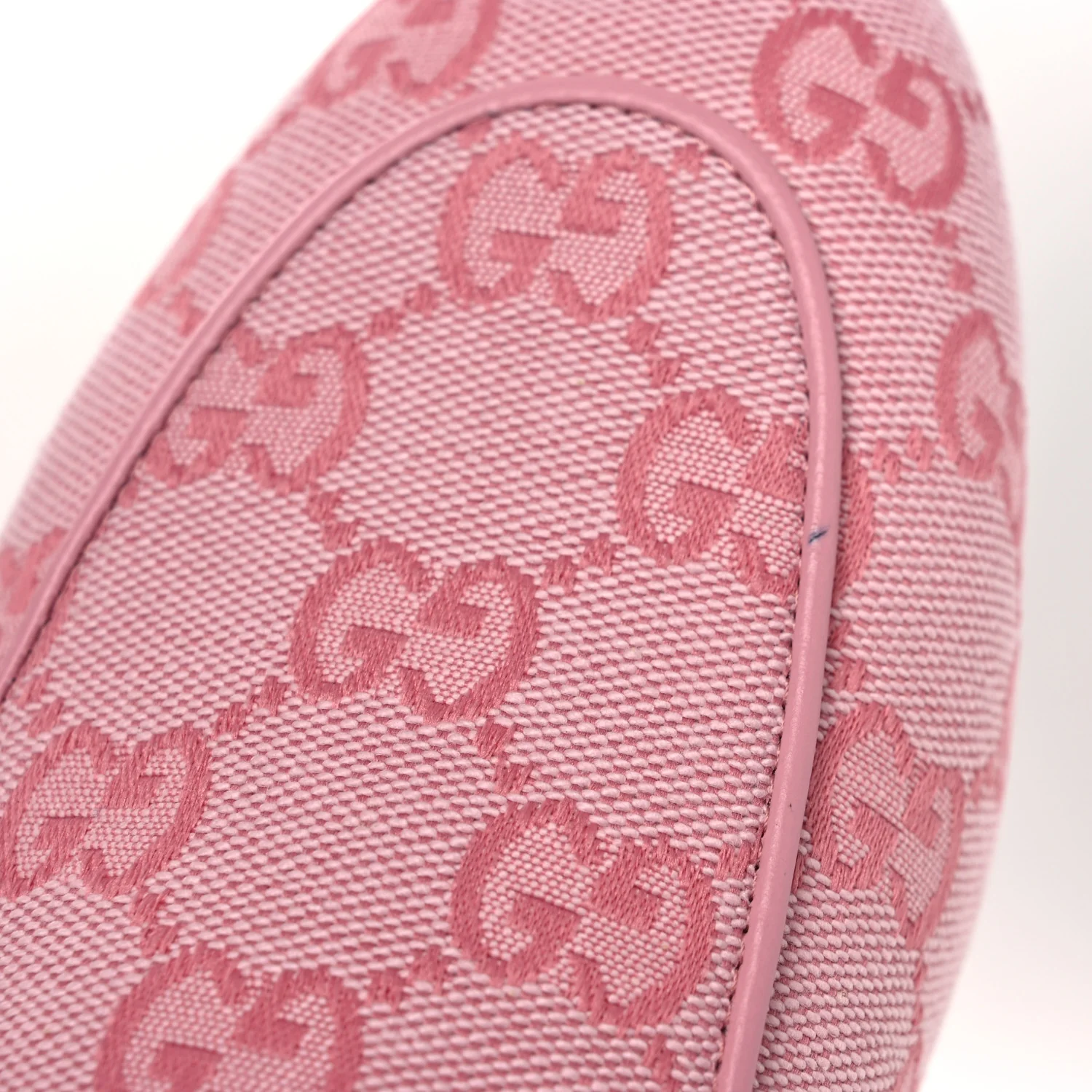 Canvas GG Monogram Nappa Womens Princetown Slippers 38 Cotton Candy Dark Cotton Candy Wild Rose - Image 11