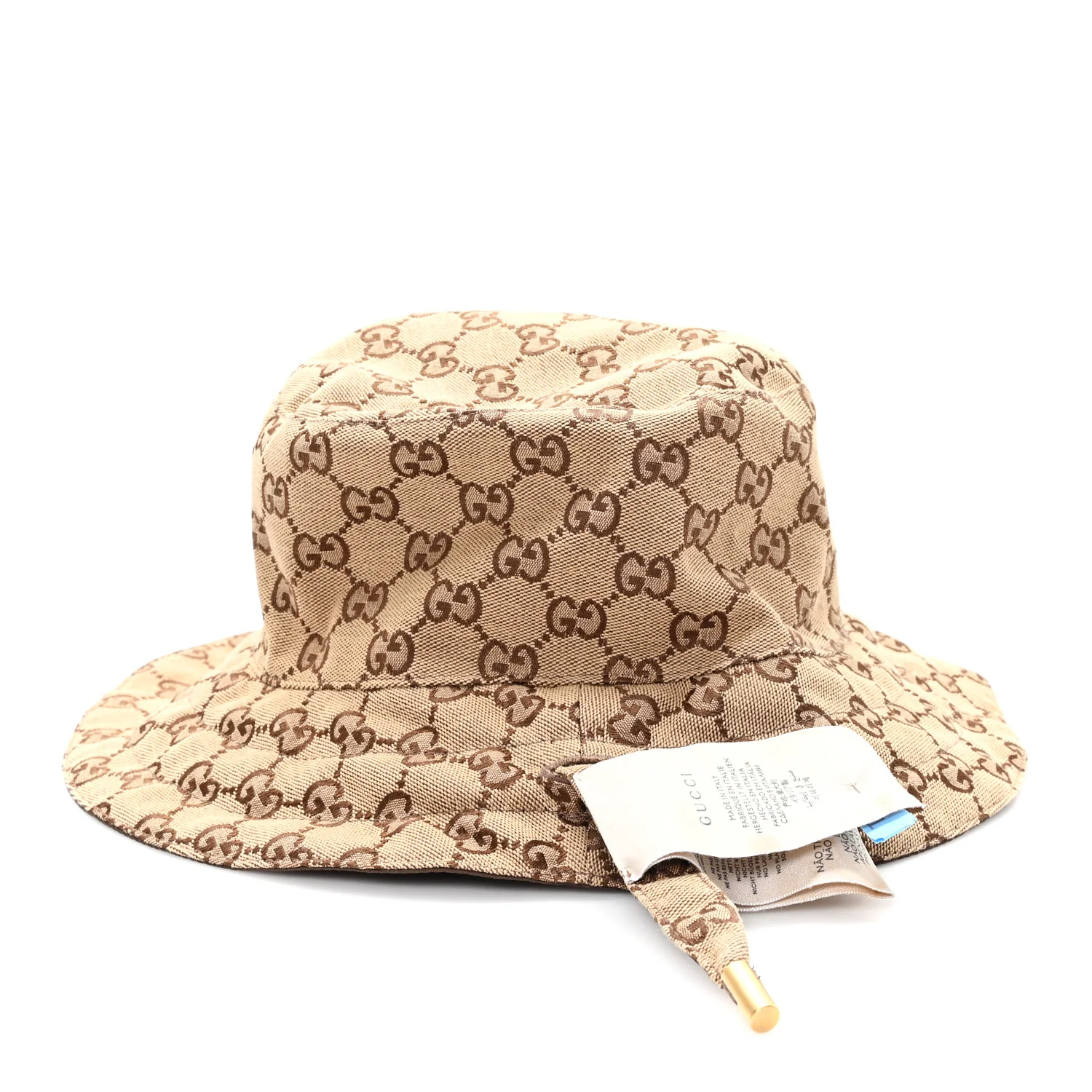 Canvas Monogram Reversible Bucket Hat XXL Brown - Image 4
