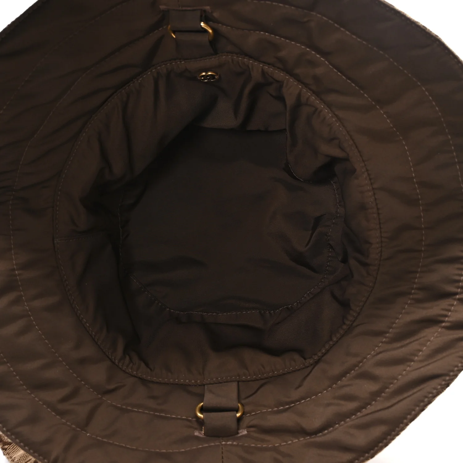 Canvas Monogram Reversible Bucket Hat XXL Brown - Image 7