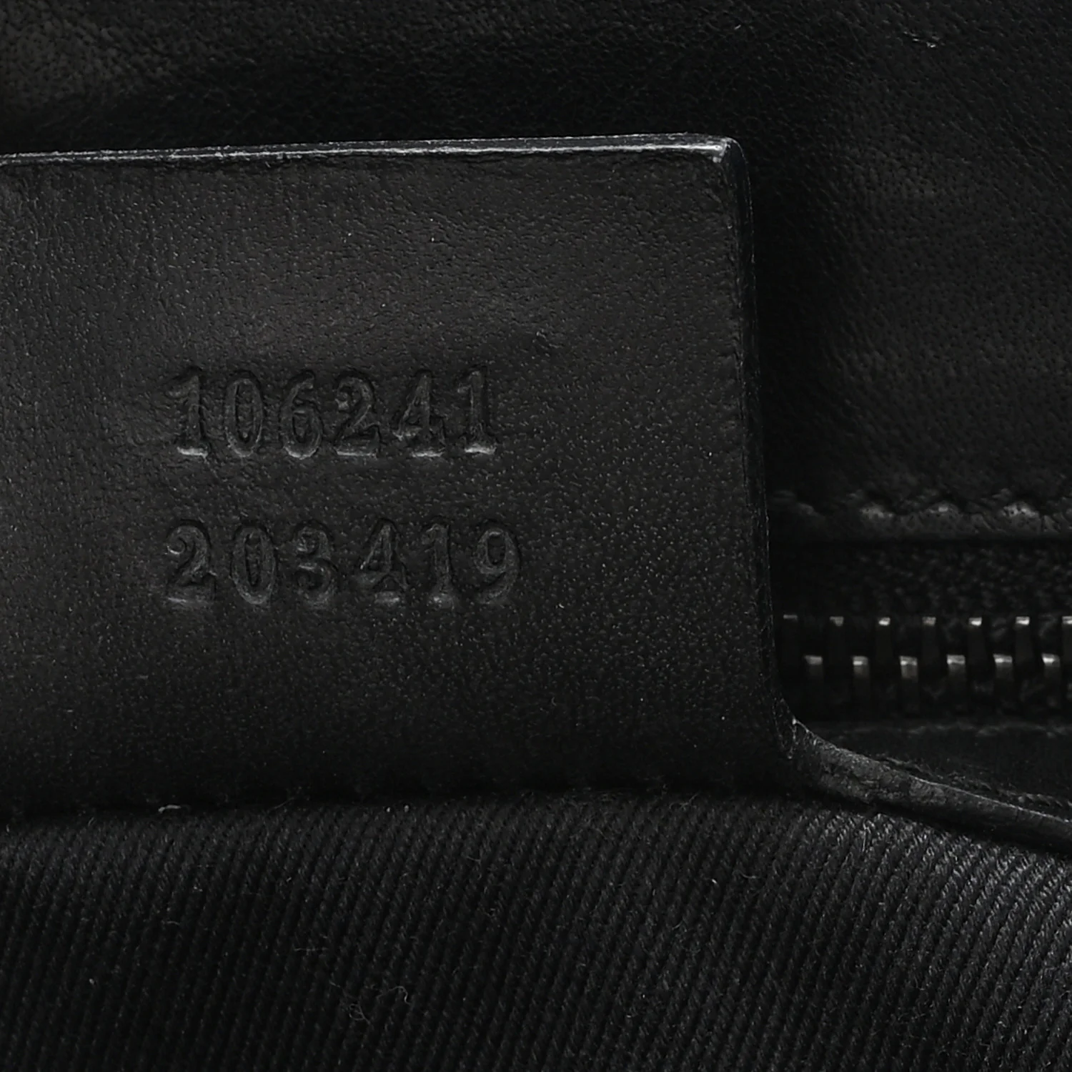 Canvas Monogram Tote Black - Image 7