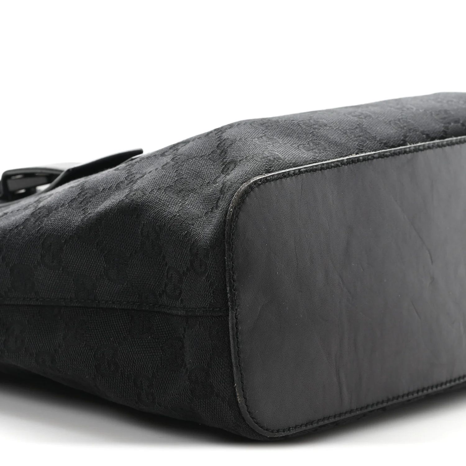 Canvas Monogram Tote Black - Image 9