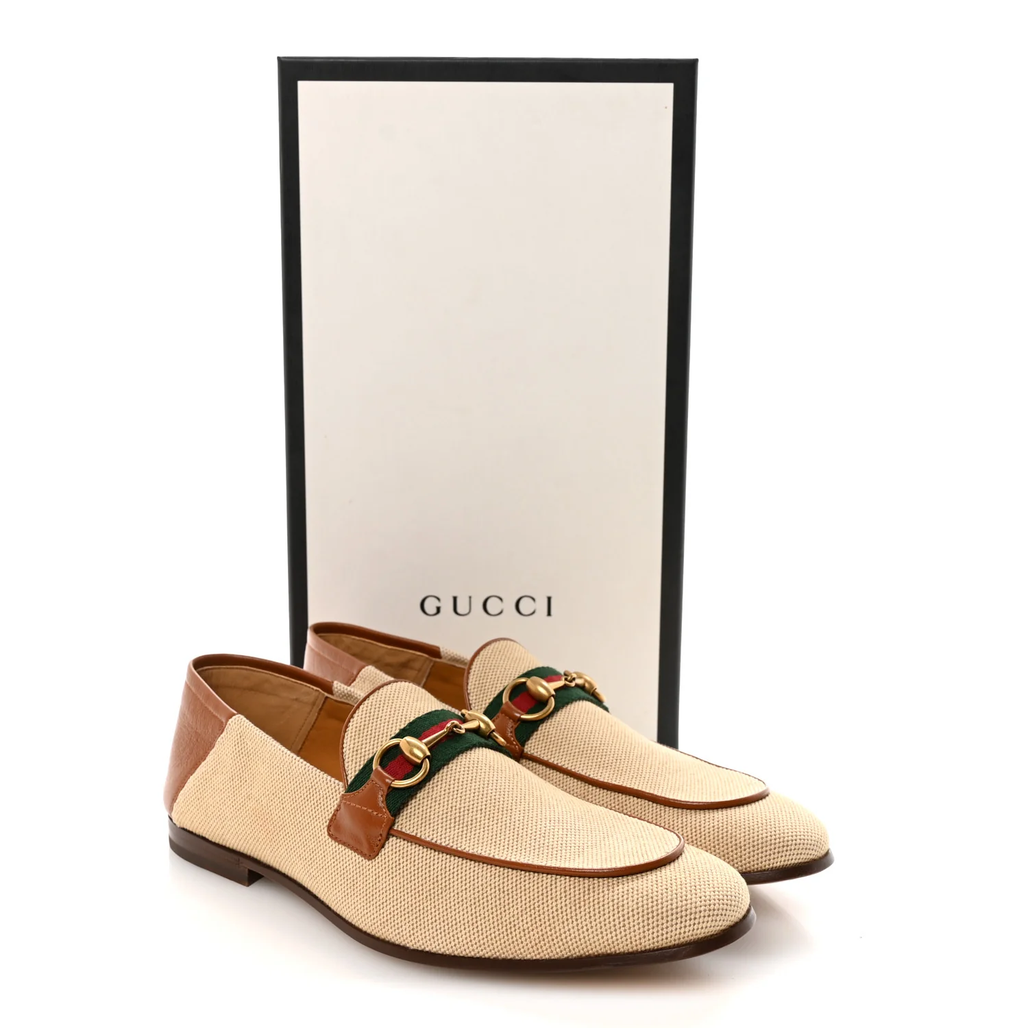 Canvas Web Mens Brixton Horsebit Loafers 8 Sand Light Cuir - Image 10