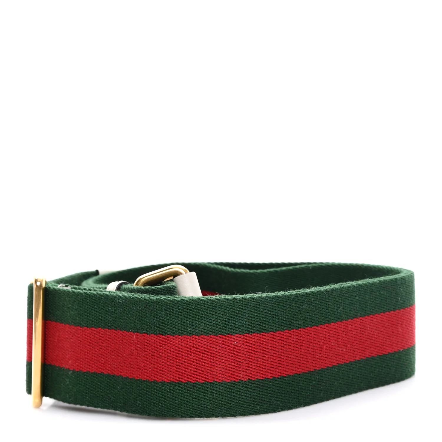 Canvas Web Shoulder Strap Green Red White - Image 2