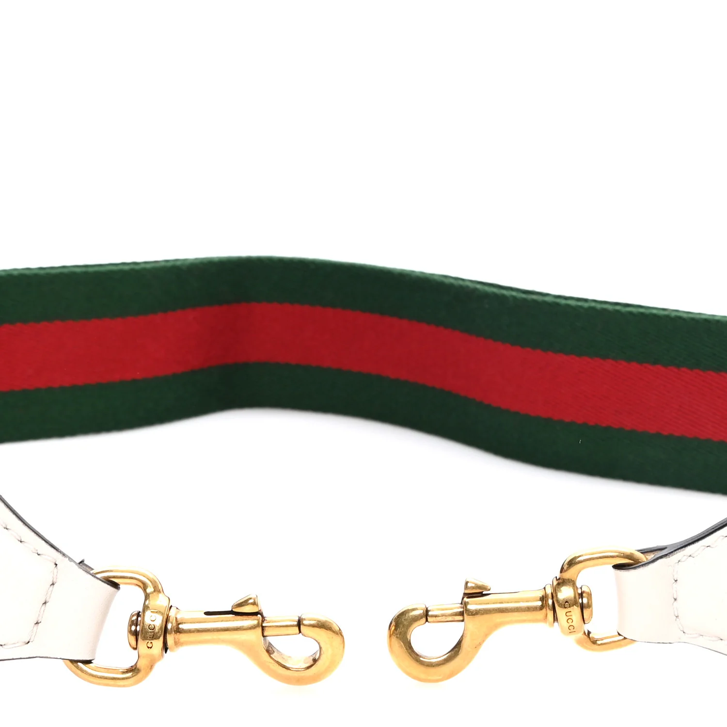Canvas Web Shoulder Strap Green Red White - Image 3