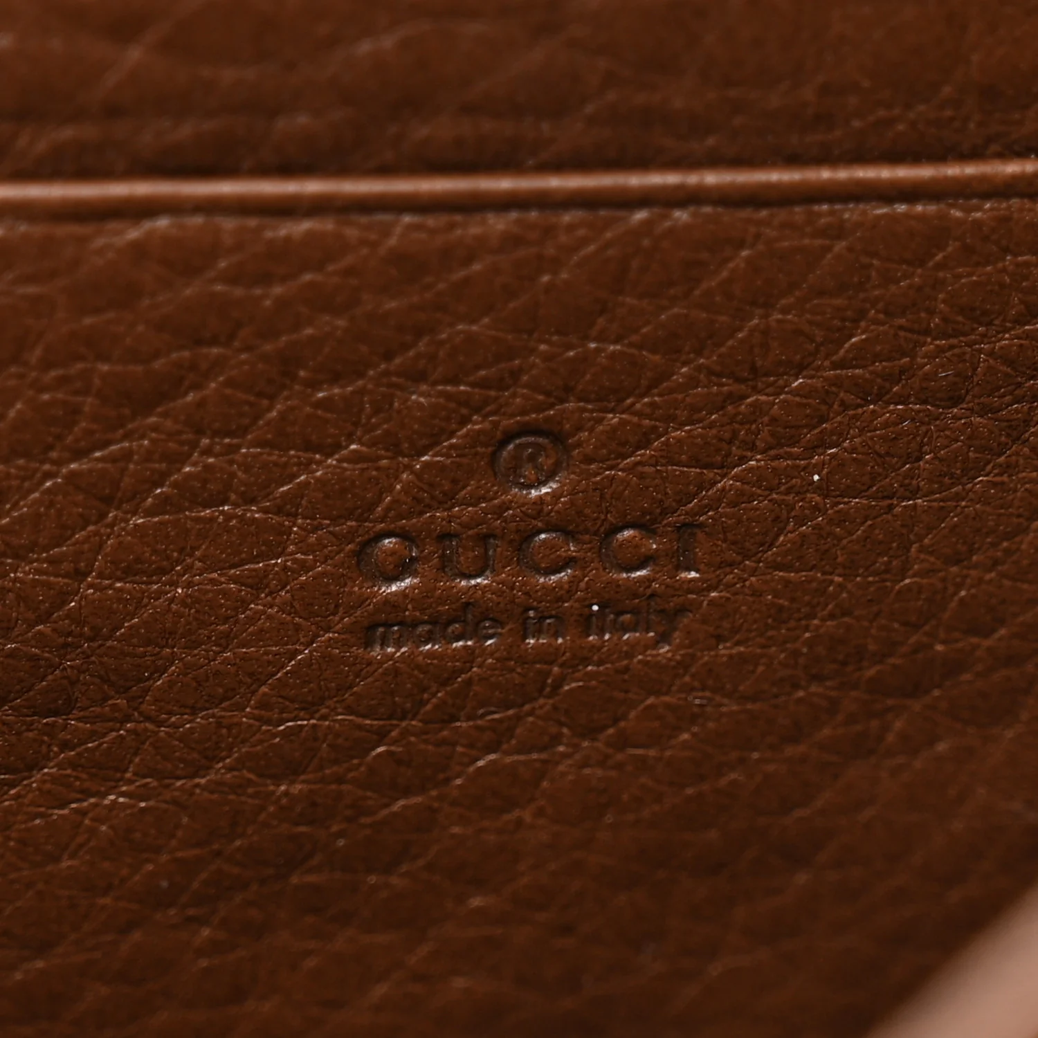Cellarius Calfskin GG Marmont Chain Wallet Nut Brown - Image 6