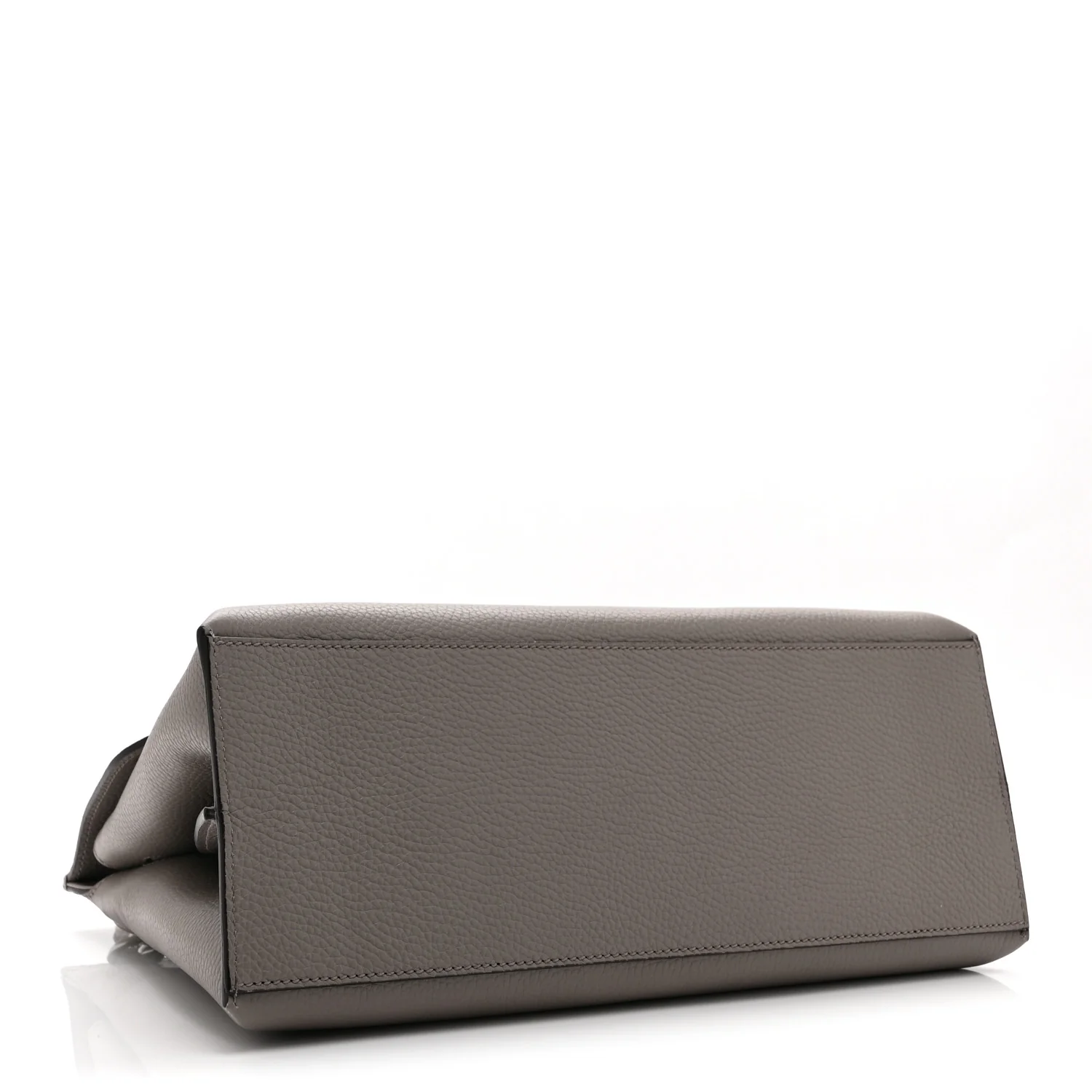 Cellarius Calfskin Medium Bamboo Daily Top Handle Bag Storm Grey - Image 4