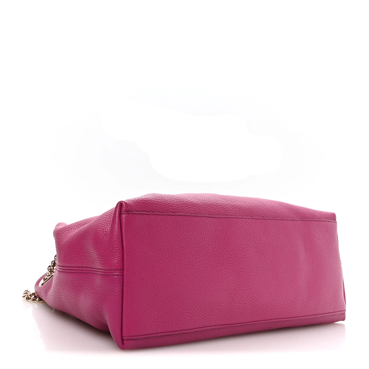 Cellarius Calfskin Medium Soho Chain Shoulder Bag Bright Bouganville - Image 4