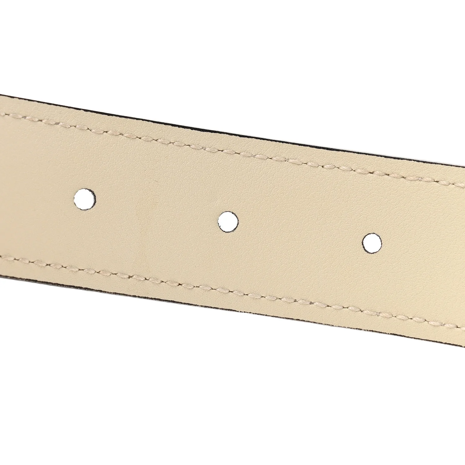 Ciny Lux Calfskin Blondie Belt 100 40 White - Image 5