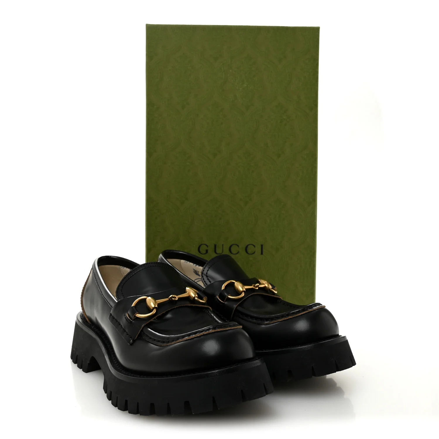 Cordovan Lux Womens Harald Horsebit 25mm Platform Loafers 37 Black - Image 10