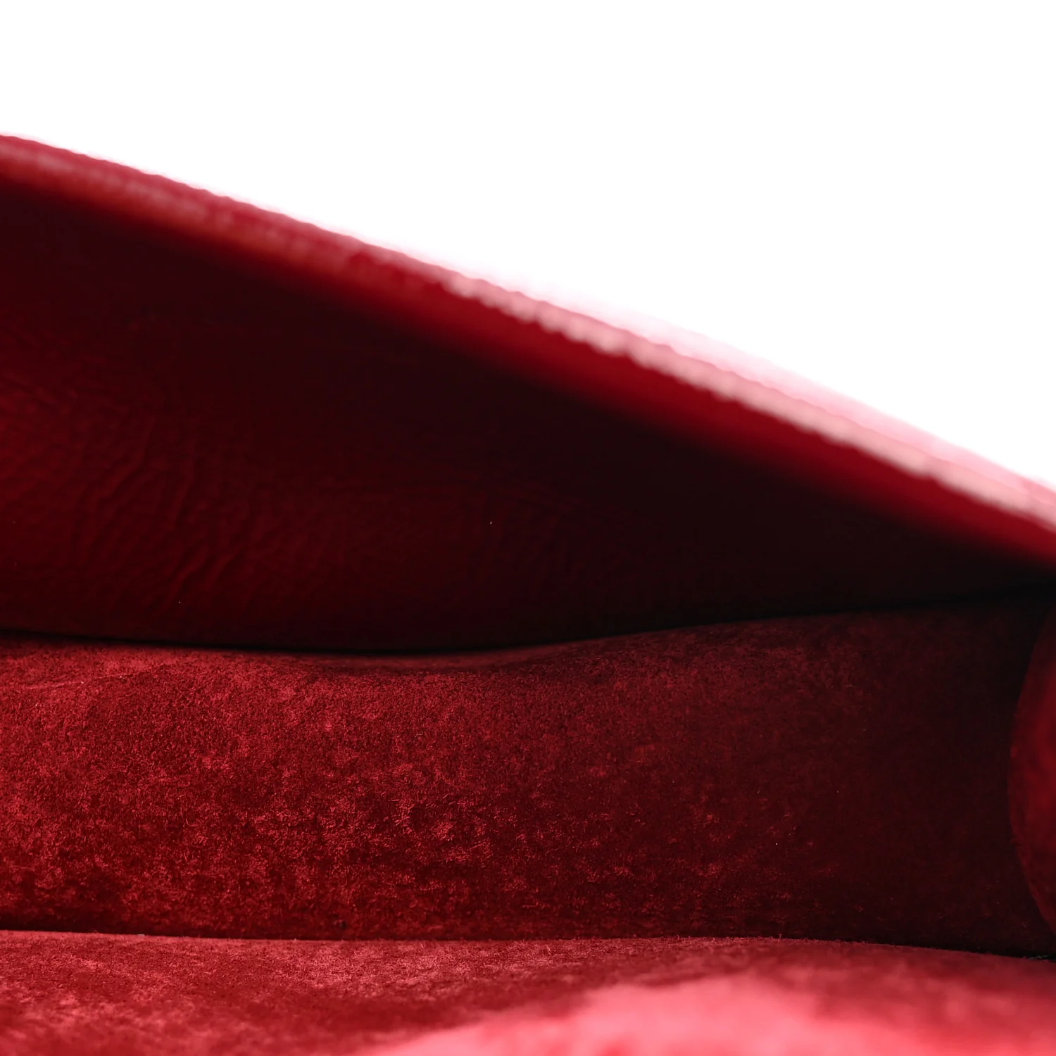 Crinkled Patent Mini Dionysus Shoulder Bag Rosso Ancora Red - Image 4