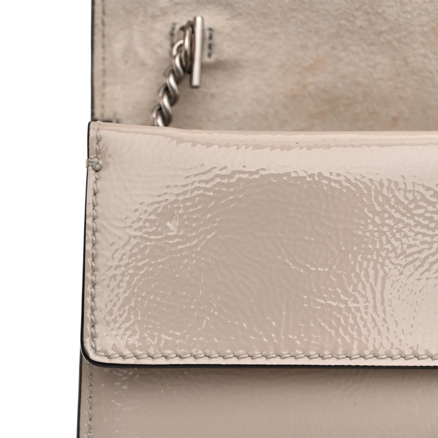 Crinkled Patent Mini Dionysus Shoulder Bag Sphinx - Image 12
