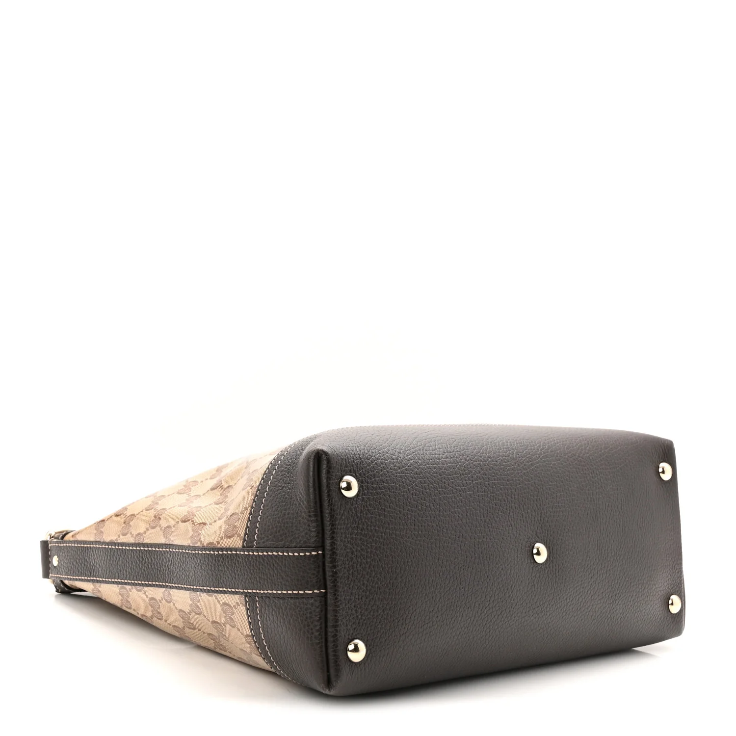 Crystal Monogram Hobo Shoulder Bag Dark Brown - Image 4