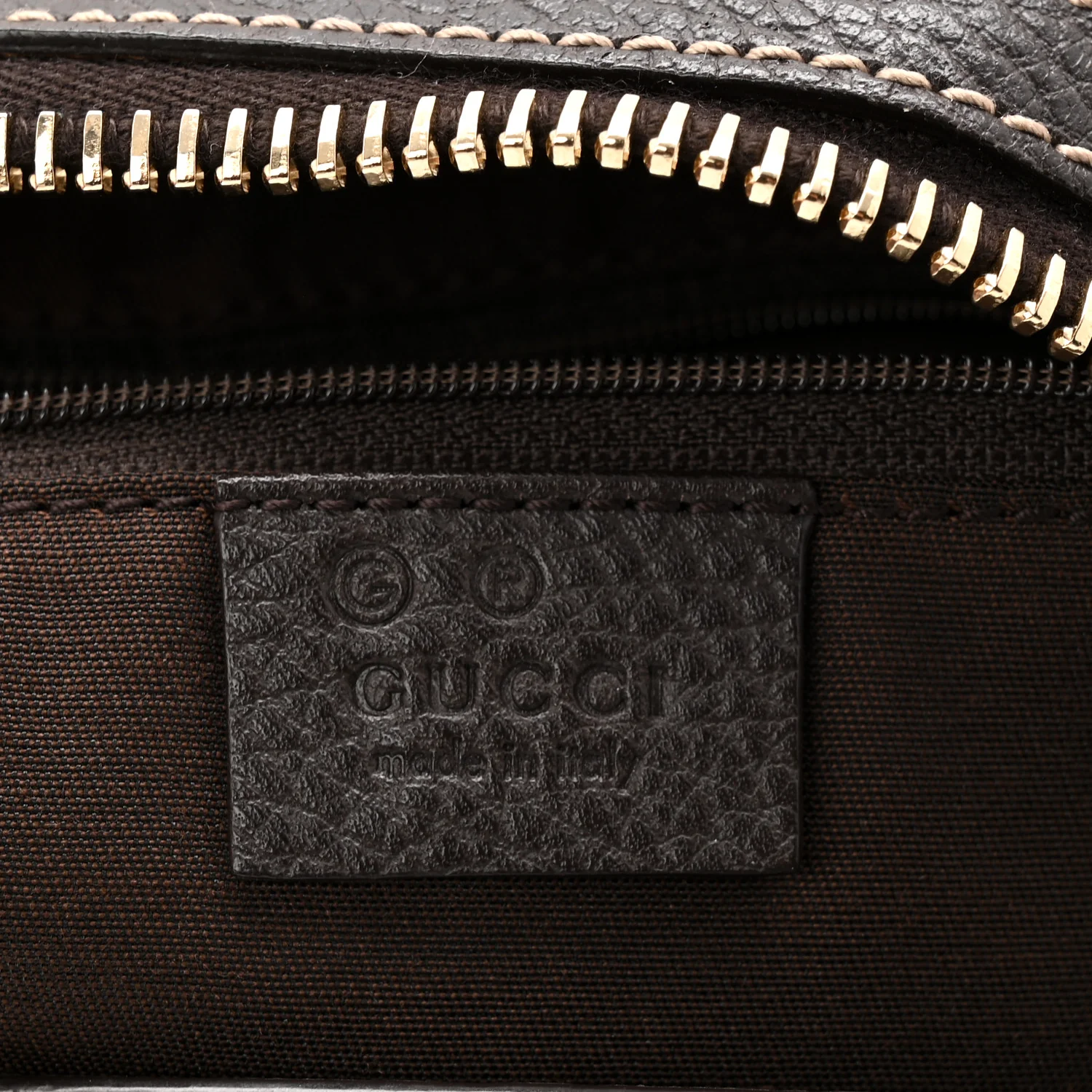 Crystal Monogram Hobo Shoulder Bag Dark Brown - Image 6