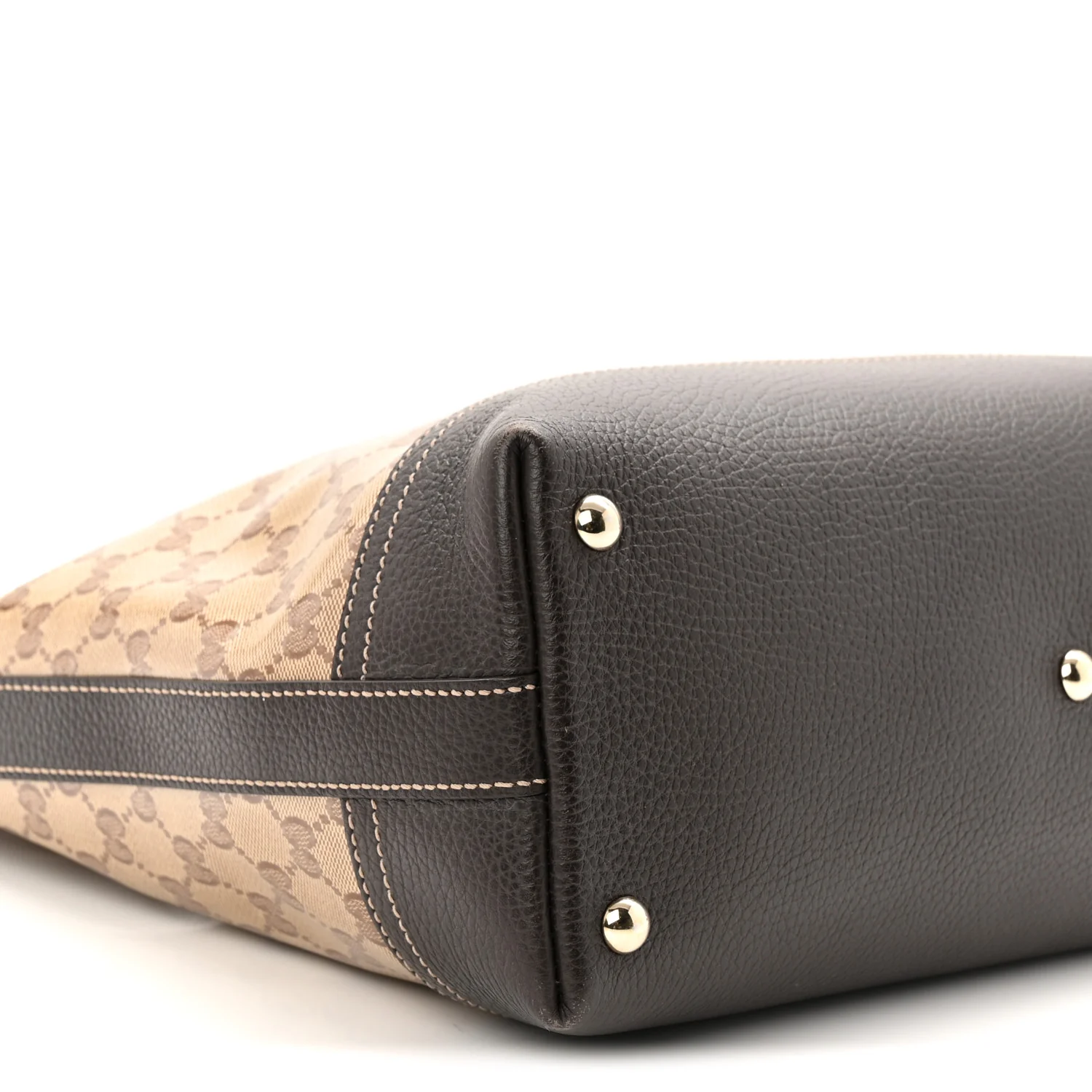 Crystal Monogram Hobo Shoulder Bag Dark Brown - Image 9
