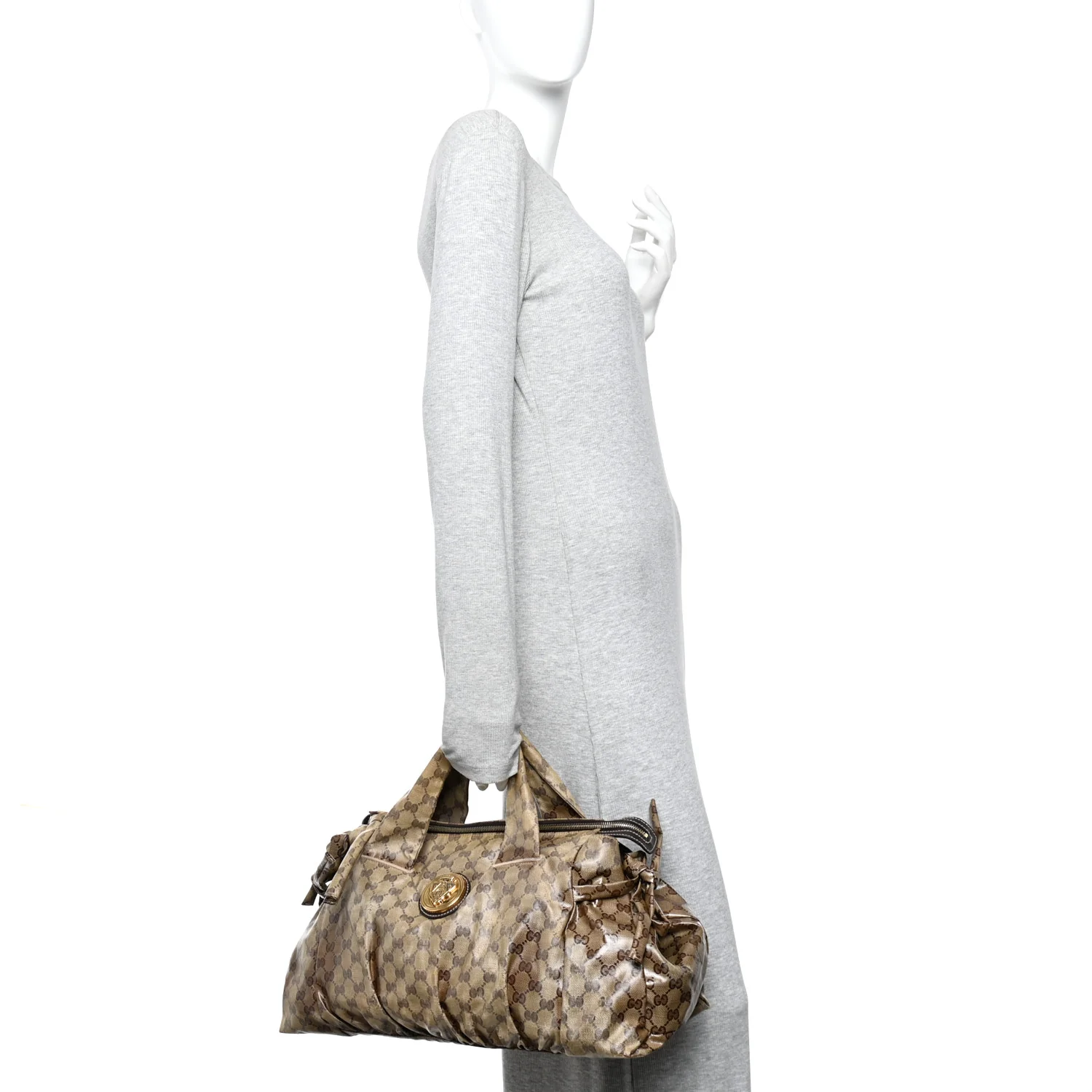 Crystal Monogram Medium Hysteria Top Handle Bag - Image 2