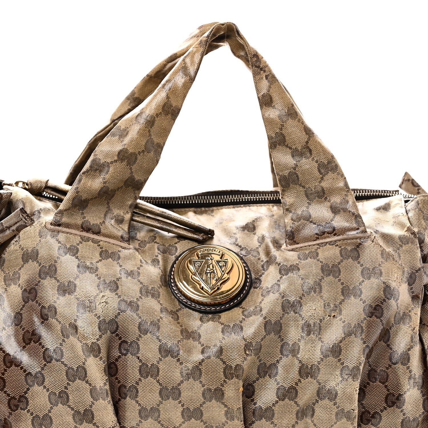 Crystal Monogram Medium Hysteria Top Handle Bag - Image 8