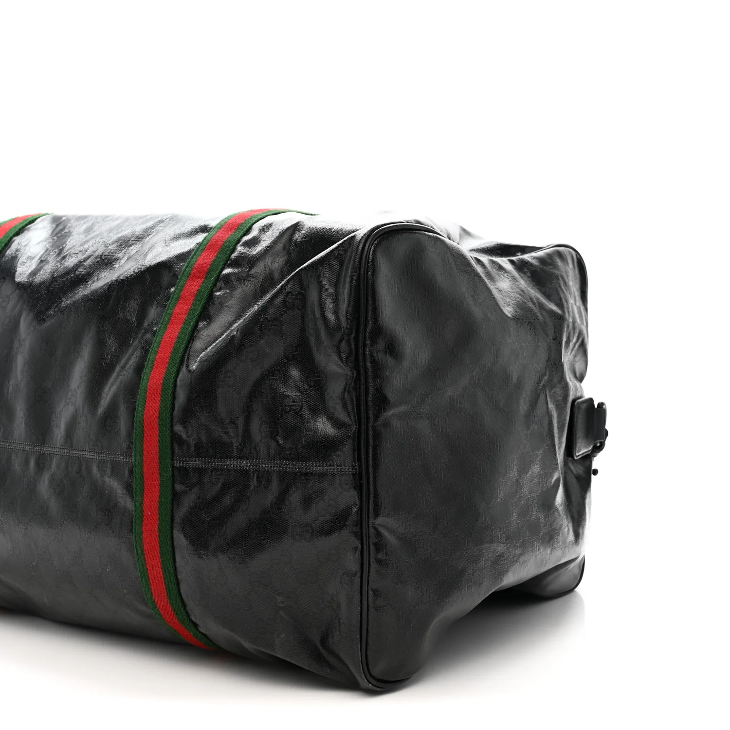 Crystal Monogram Web Large Duffle Bag Black - Image 10
