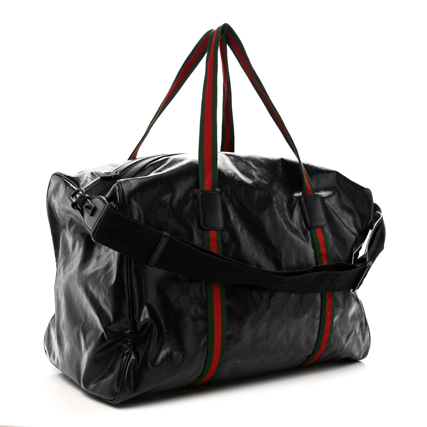 Crystal Monogram Web Large Duffle Bag Black - Image 2