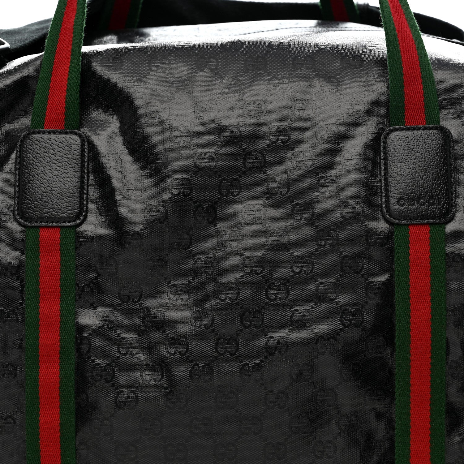 Crystal Monogram Web Large Duffle Bag Black - Image 8