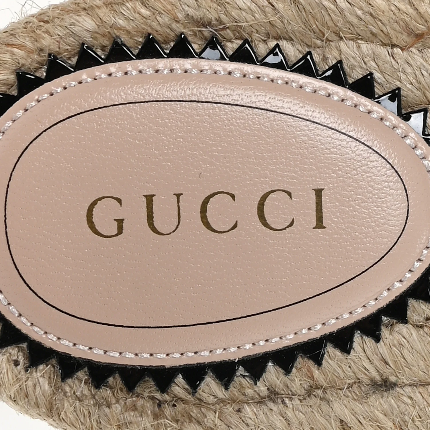 Denim Crystals GG Monogram Espadrille 20mm Slide Sandals 39 Denim - Image 8